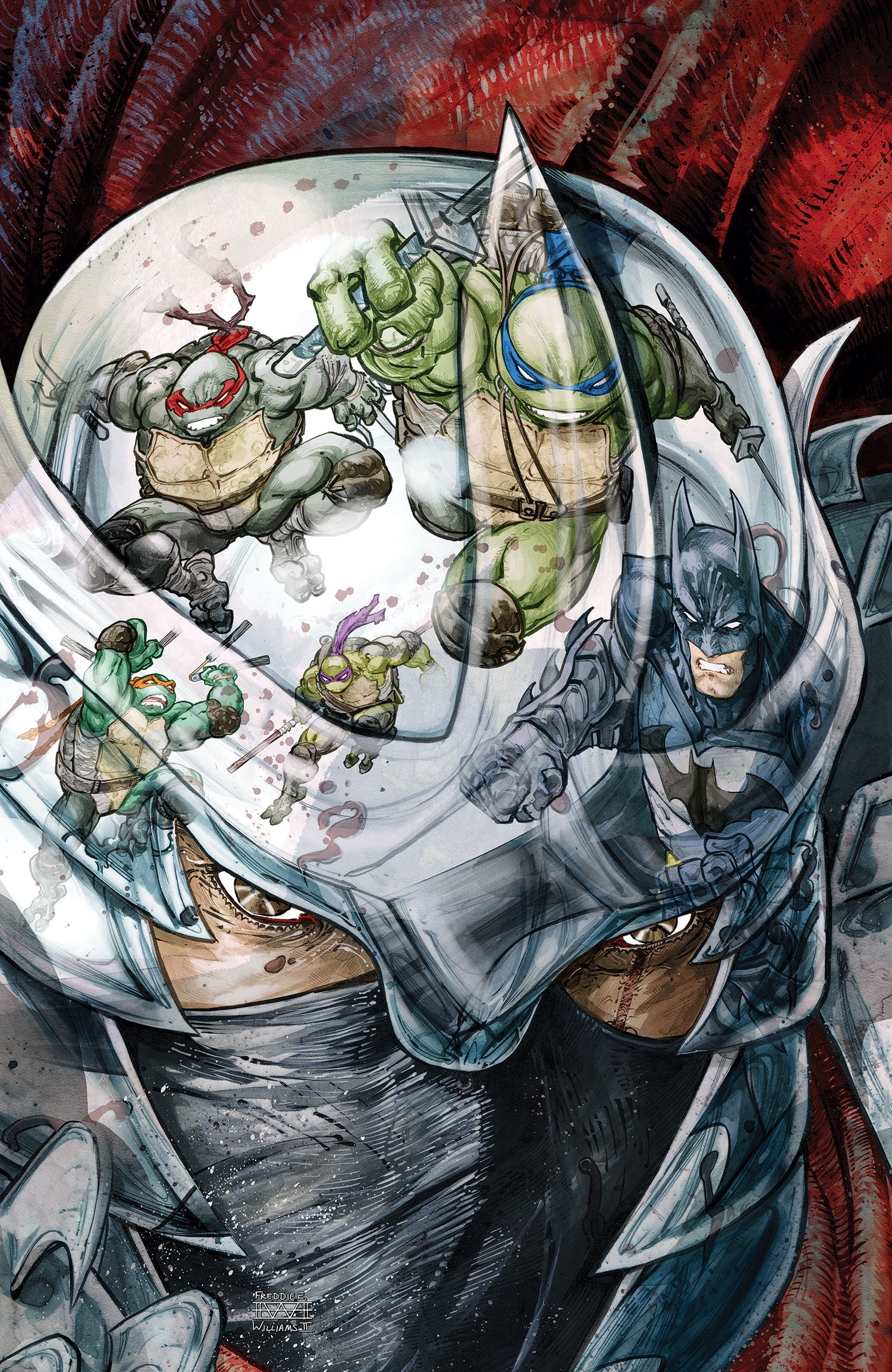 Wallpaper #UuqlVpMBlwTYPL18HxB229 Image Batman Teenage Mutant Ninja Turtles Vol 1 3 Textlessjpg DC