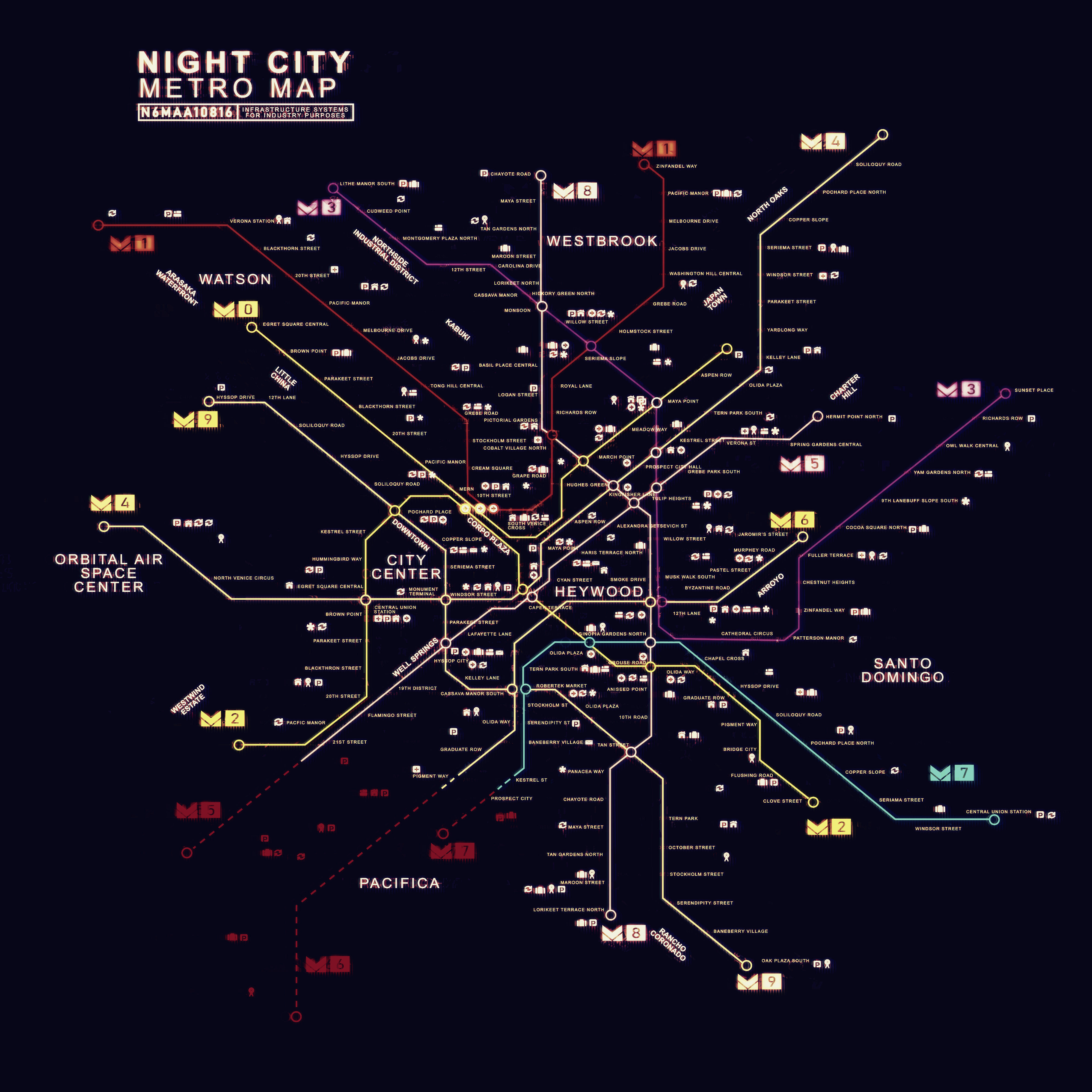 Wallpaper #UhmmBI8BtGB6xQ78U08c14 Cyberpunk 2077 Map Locations Guide Rock Paper Shotgun