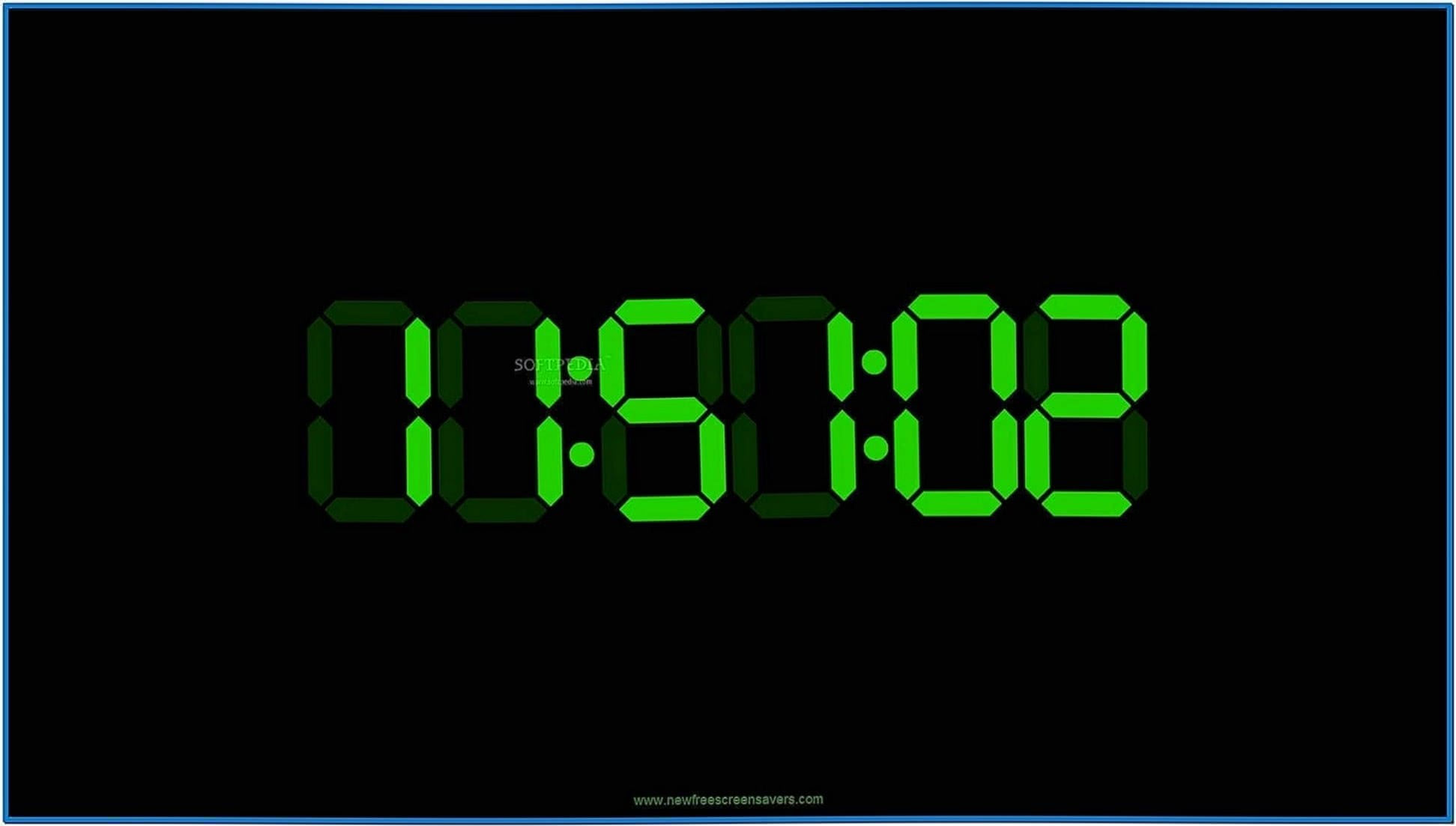 Wallpaper #4abd0 Minimalist Clock Screen Savers for Mac