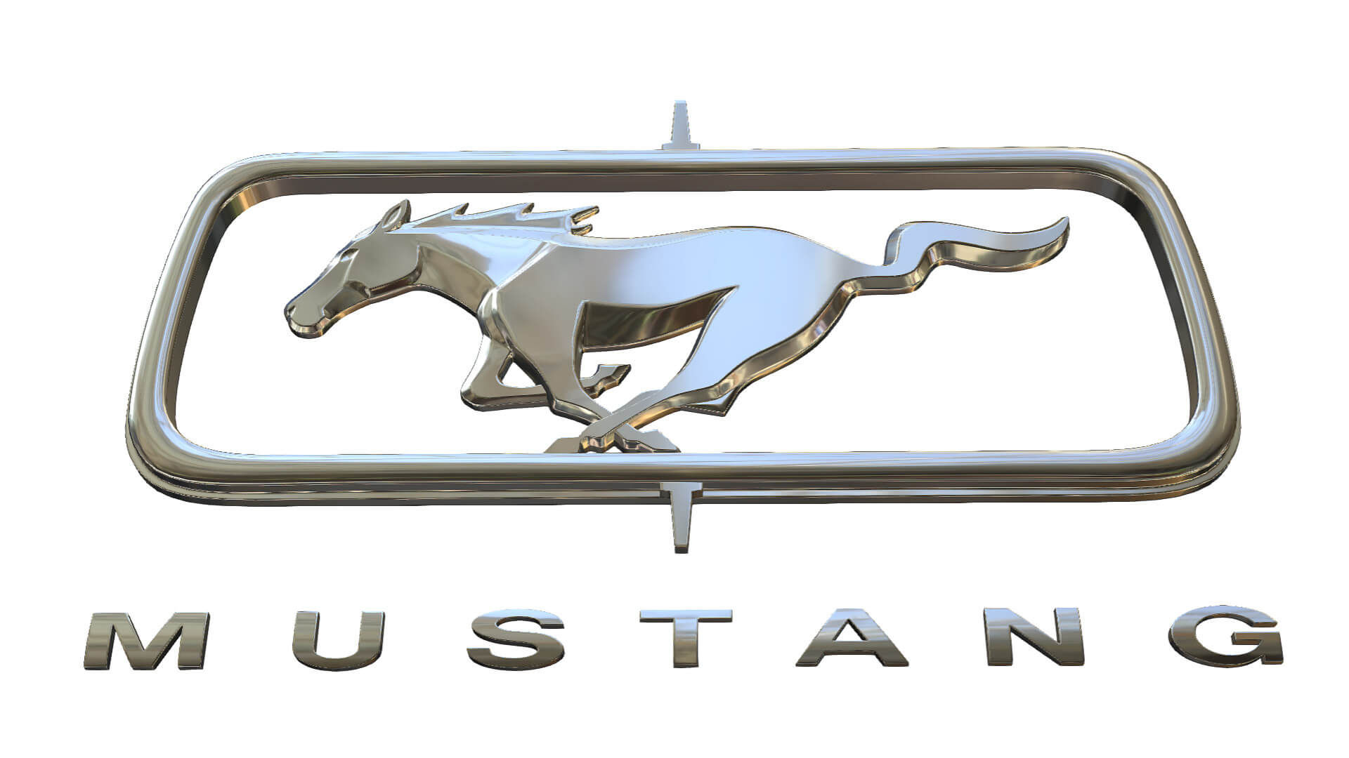 Wallpaper #KGgAFpMBSpphPi3-AwrM134 Ford Mustang Logo 3D Model by 3D Logoman