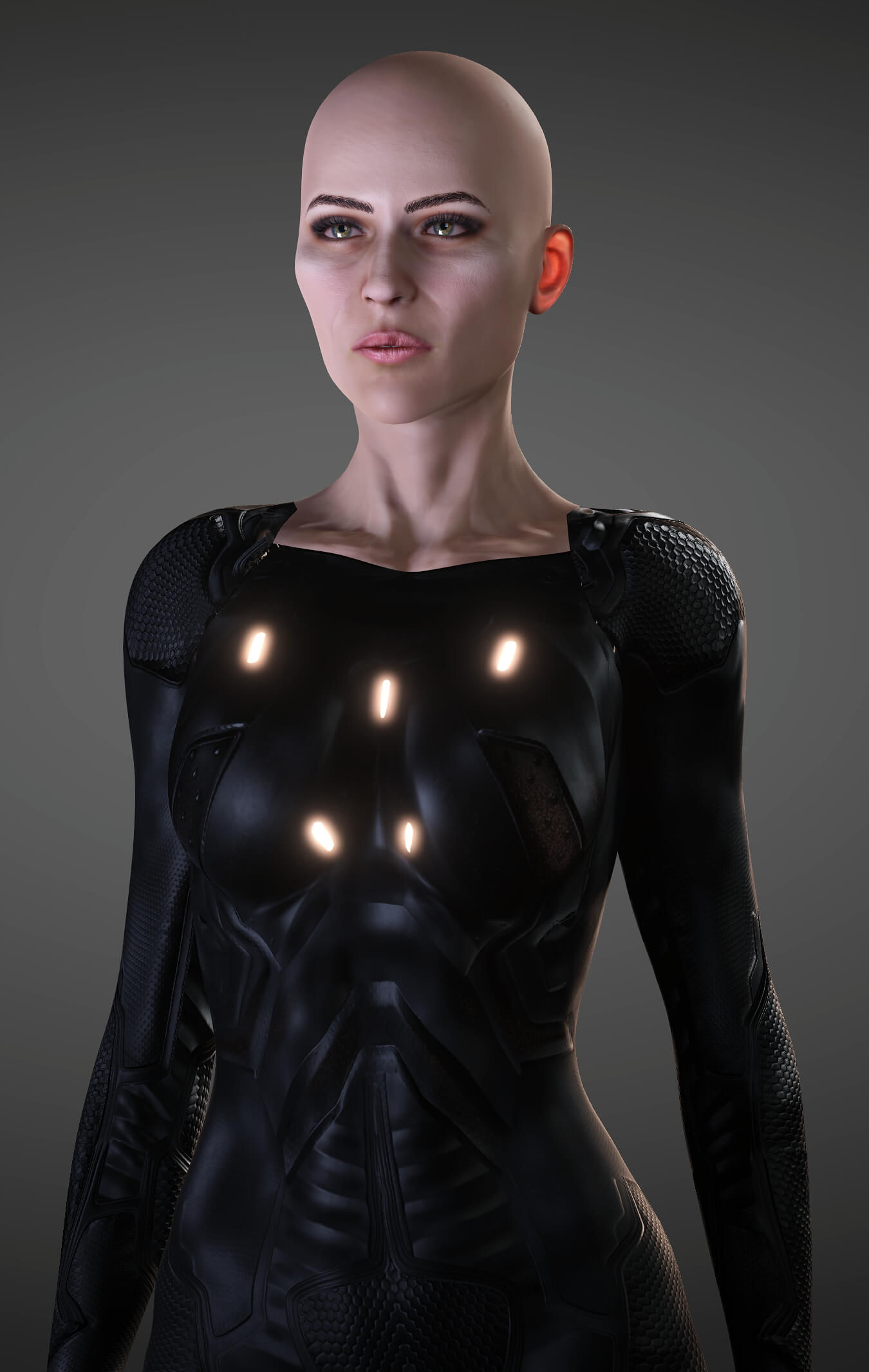 Wallpaper #w2h0G5MBSpphPi3-2R9s155 Female Cybernetic Suit 3D Model by Mrpsycho2000