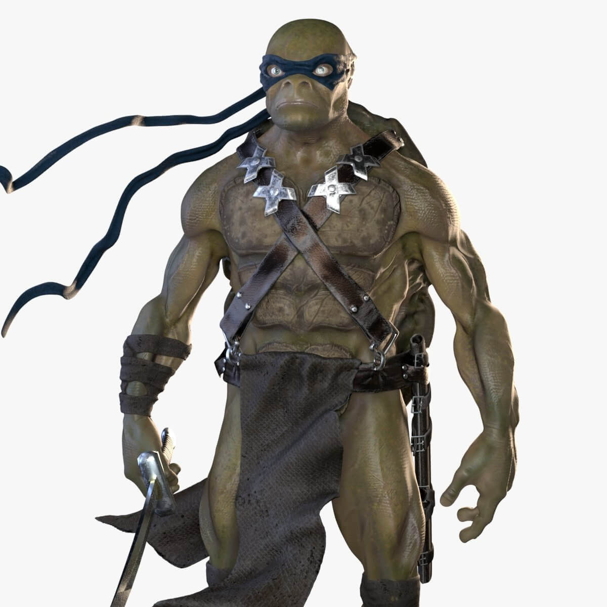 Wallpaper #om3IZ5cBycdYOYFTiW_1197 Leonardo Mutant Ninja Turtle 3D Model