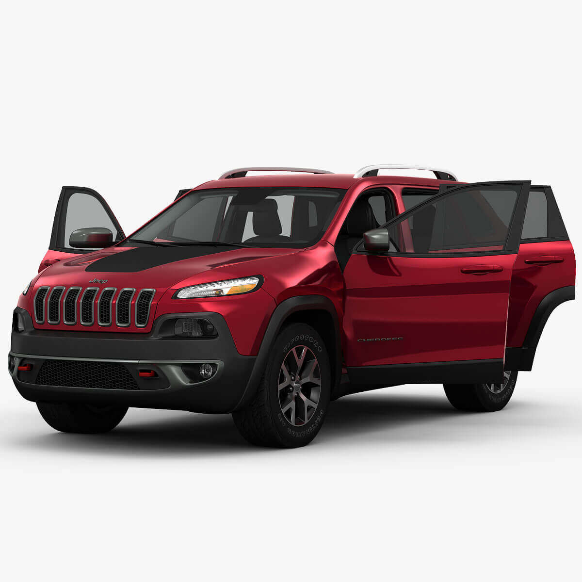 Wallpaper #XWe1CJMBSpphPi3-zMy6280 2014 Jeep Cherokee Trailhawk 3D Model by 3dstarving