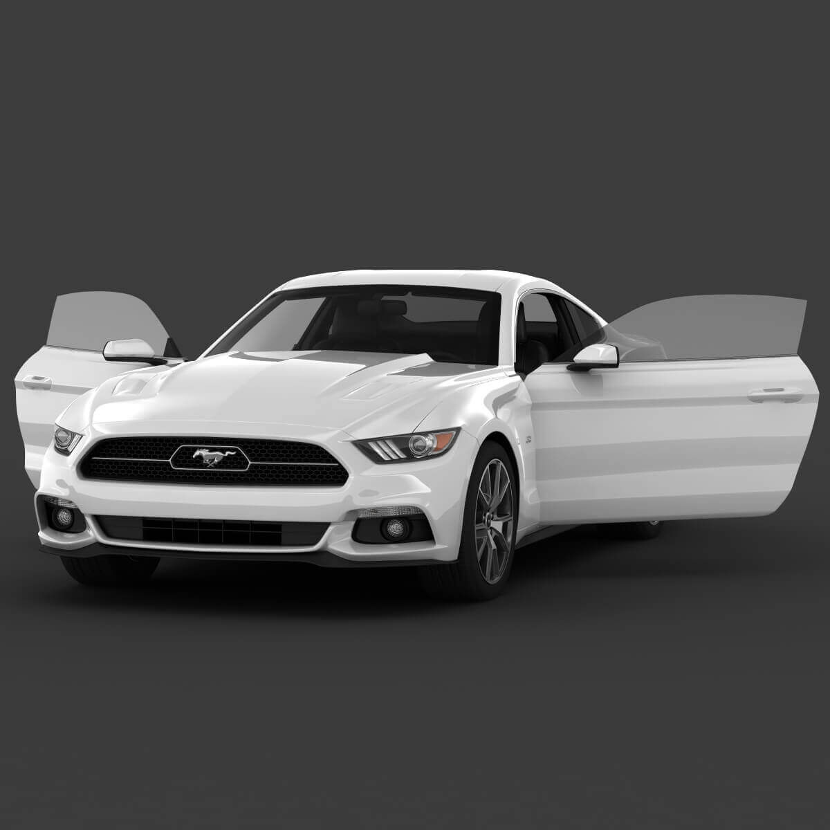 Wallpaper #MGfe7pIBSpphPi3-RF_1289 Ford Mustang 50 Year Limited Edition 3D Model by 3dstarving