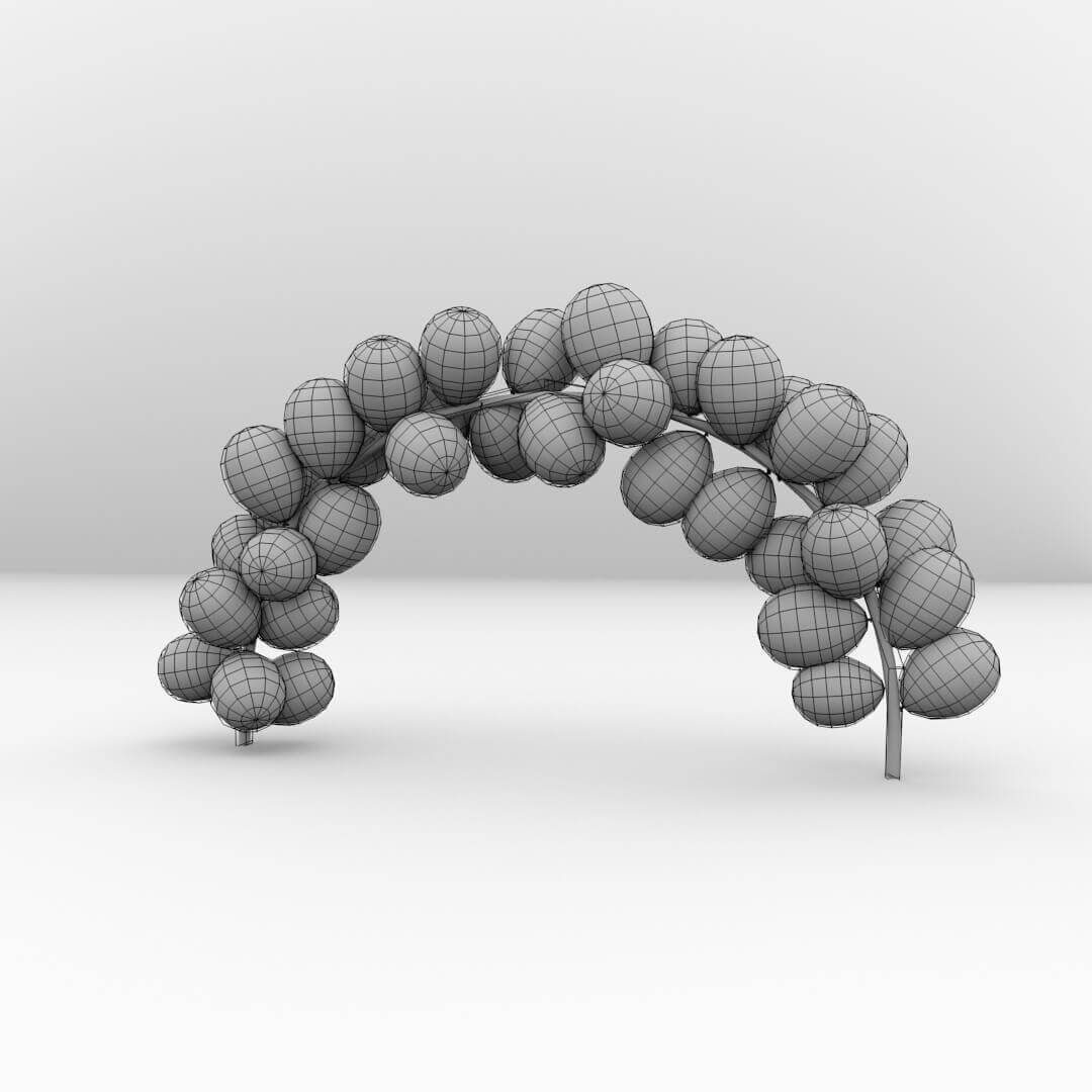 Wallpaper #MDHaNZMB5zzyi_yY3VhD345 Balloon Arch 3D Model by Firdz3d