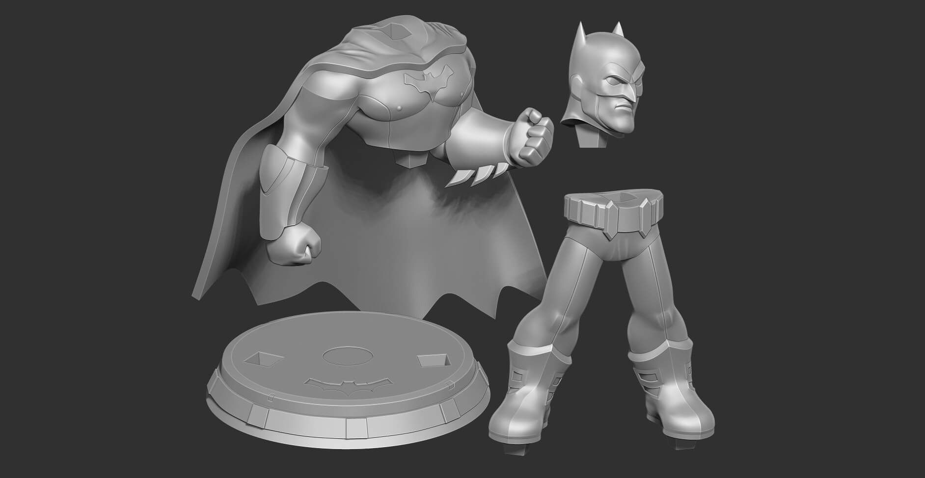 Wallpaper #KWf9_JIBSpphPi3-HZrD255 Batman Chibi 3D Print Model by Sinh Nguyen