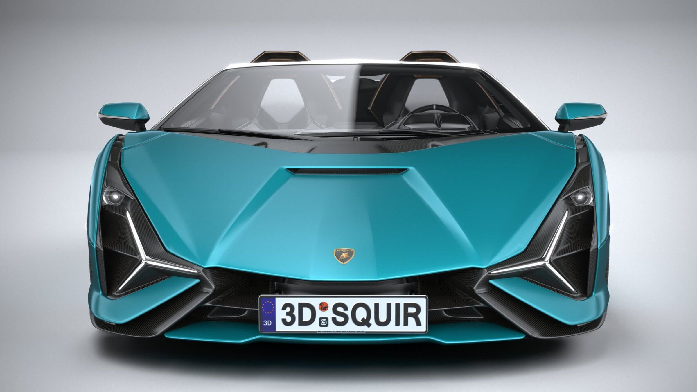 Wallpaper #2meb55IBSpphPi3-_DiQ174 Lamborghini Sian Roadster 2021 3D Model by Squir