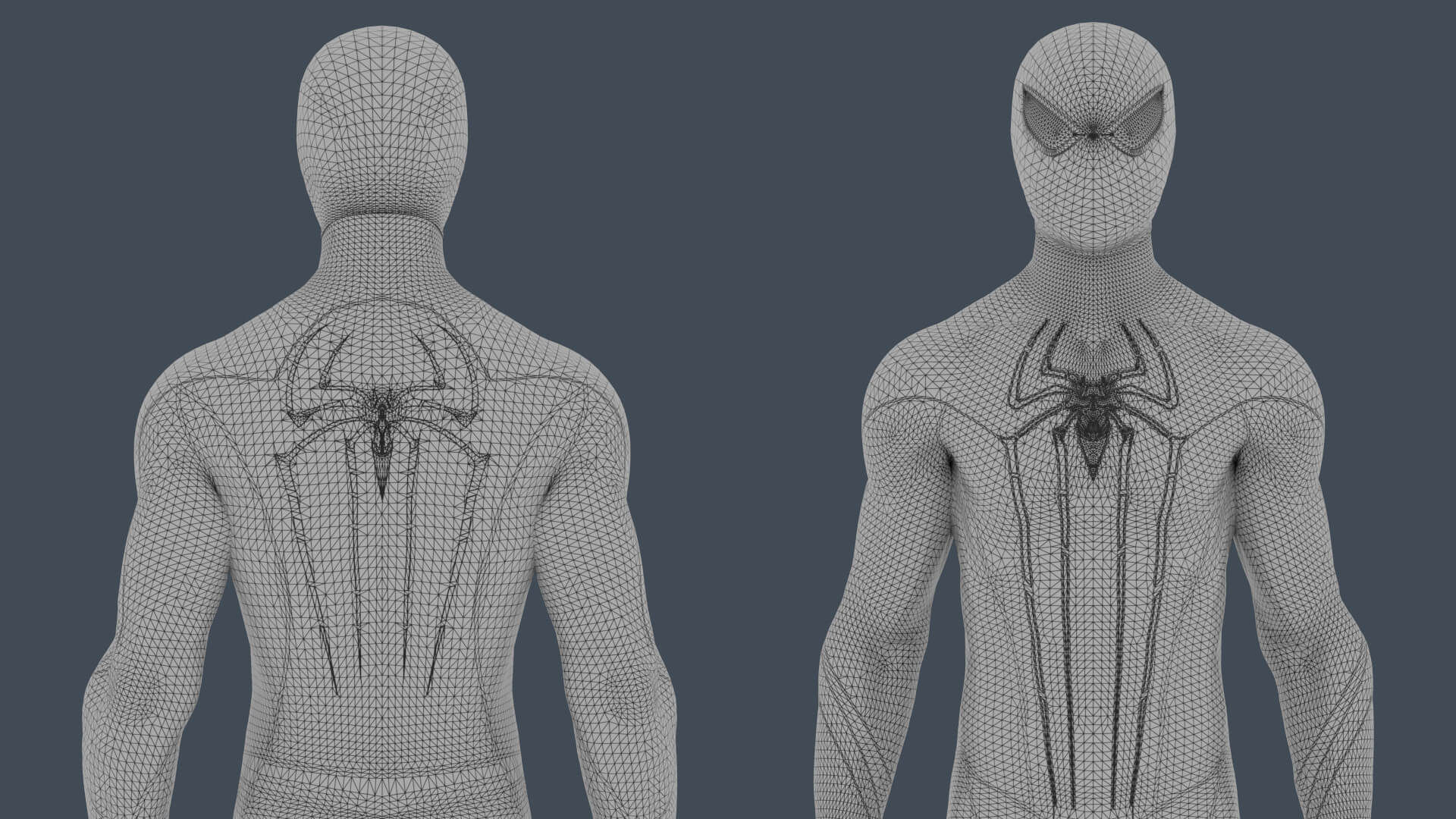 Wallpaper #rGghGpMBSpphPi3-9RpJ98 Amazing Spiderman Suit 3D Model by Zampvers