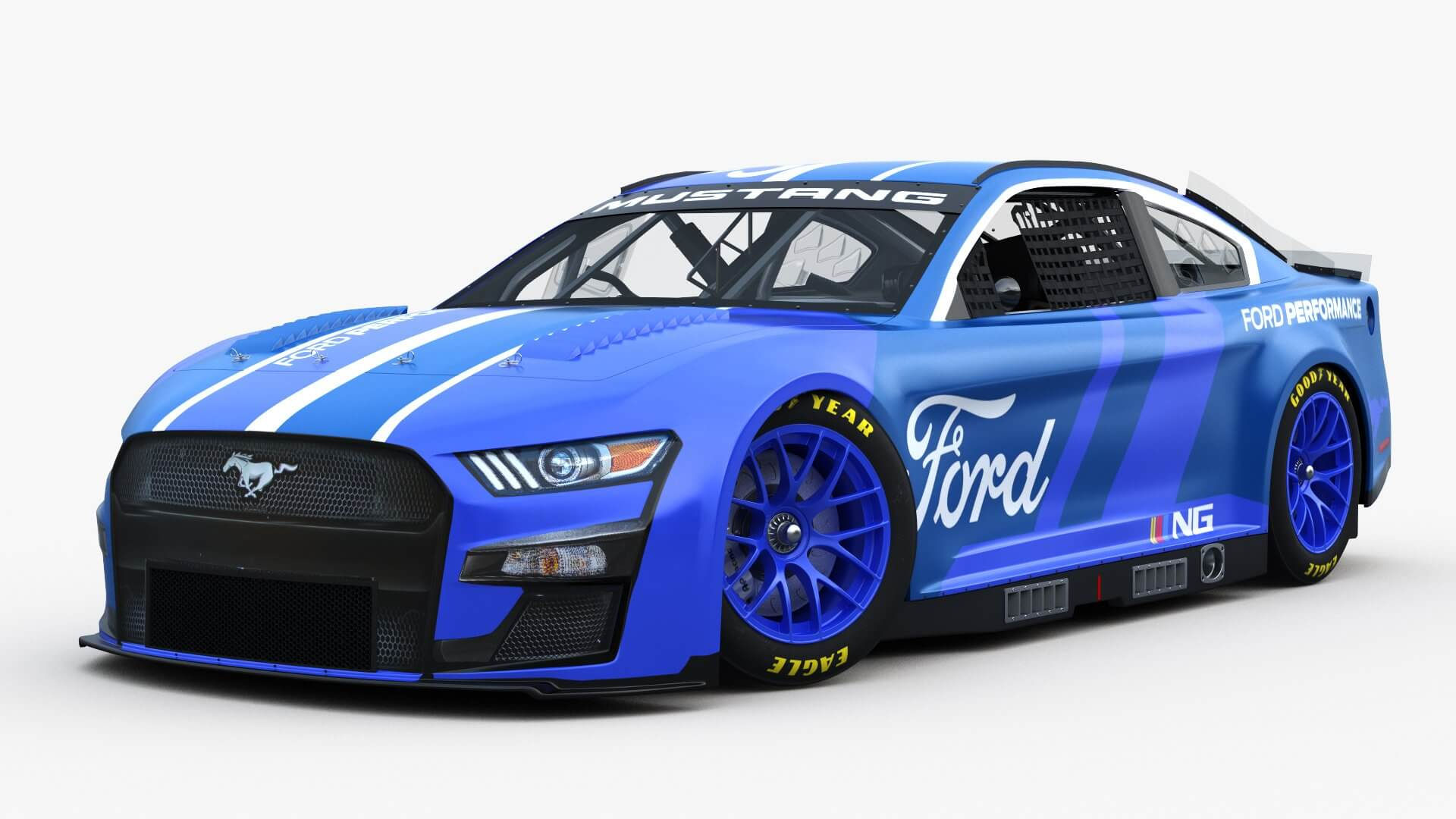 Wallpaper #6Wc87JIBSpphPi3-LlGq77 Ford Mustang NASCAR 2022 Template 3D Model by Dsgstudio
