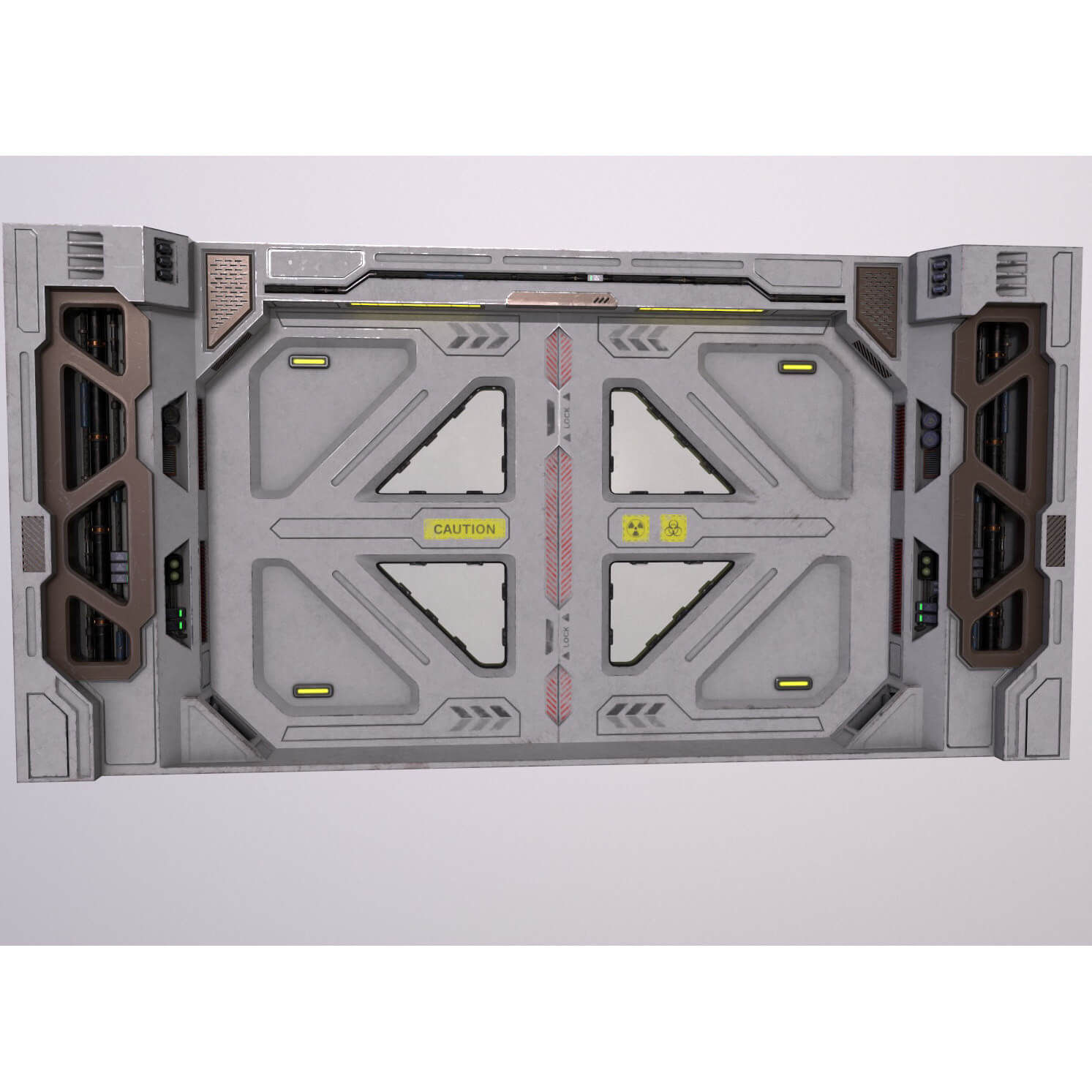 Wallpaper #F2gVHZMBSpphPi3-LCUb288 Sci Fi Laboratory Moonbase Door 3D Model by 3dsorigami