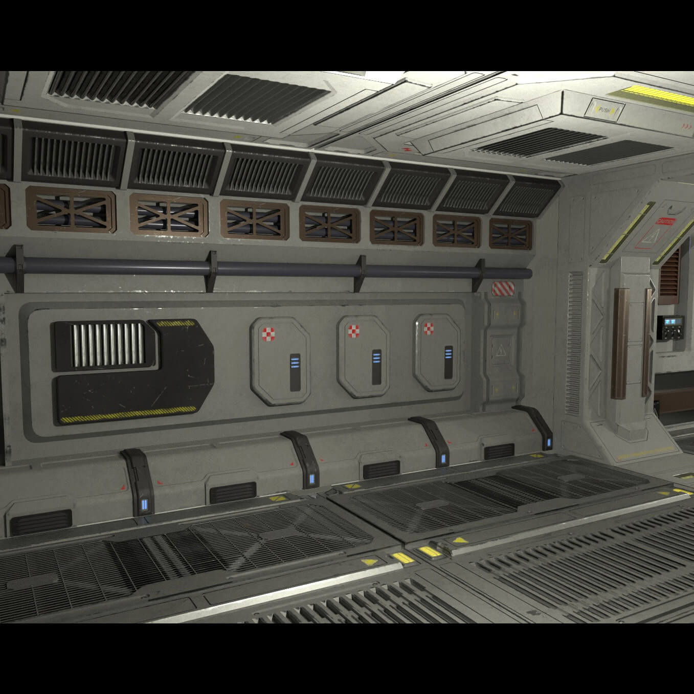 Wallpaper #LLisjZIBJvJKYCmExNi442 Space Panels Kitbash 3D Model by 3dsorigami