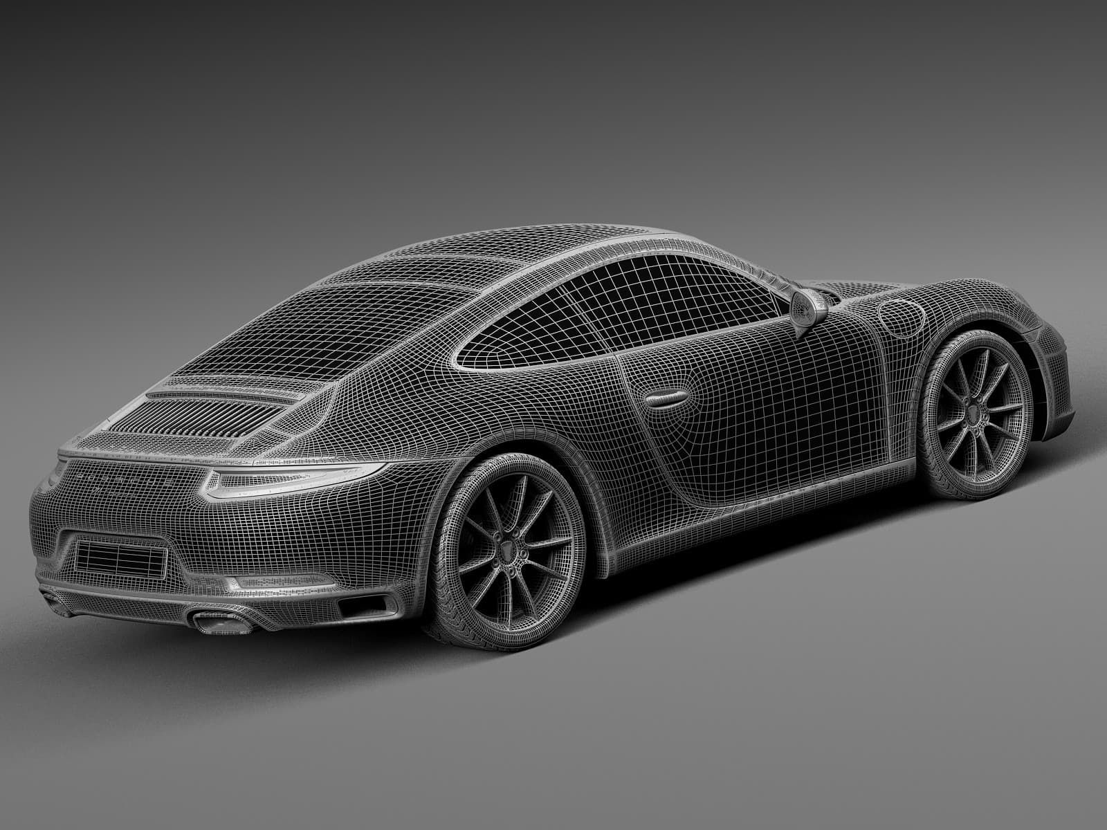 Wallpaper #k2cQDZMBSpphPi3-K-Kq368 Porsche 911 Carrera Coupe 2016 3D Model by Squir