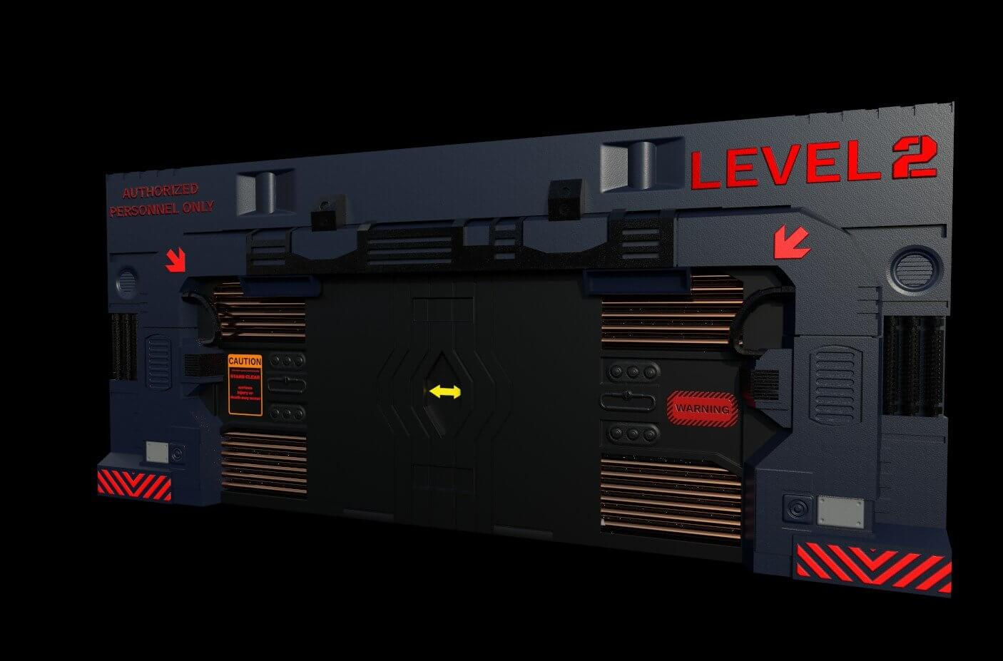 Wallpaper #NWegBpMBSpphPi3-J8JF169 Sci Fi Gate 3D Model by Metalfreakqx