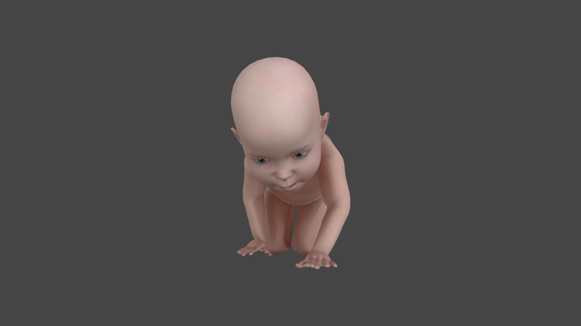 Wallpaper #vmczCZMBSpphPi3-o86c11 Baby 002 Crawling Animation 3D Model by Ipoypunk