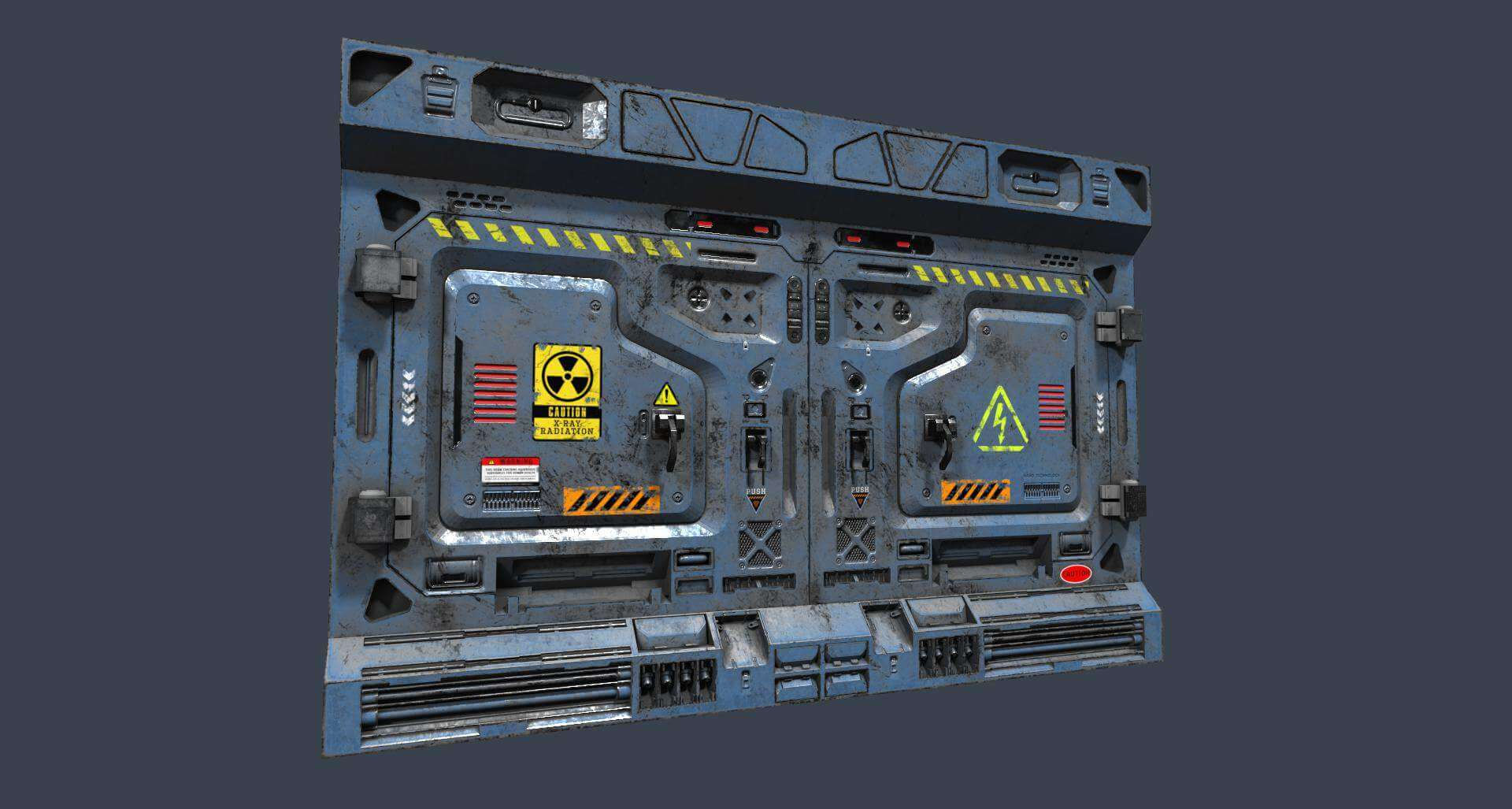 Wallpaper #NWegBpMBSpphPi3-J8JF481 Sci Fi Door 3D Model by Siamak