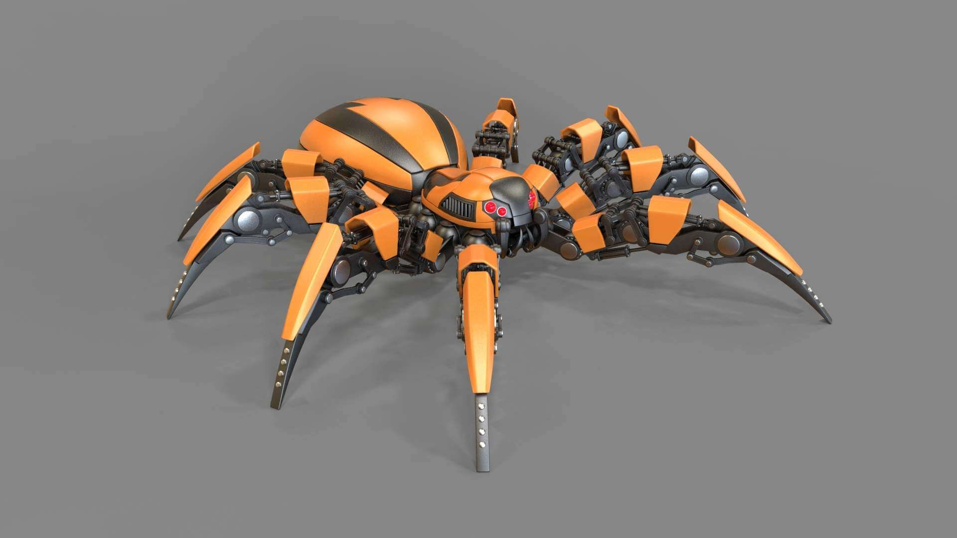 Wallpaper #hGgMF5MBSpphPi3-Iw0p146 Spider Robot 3D Model by Cat007