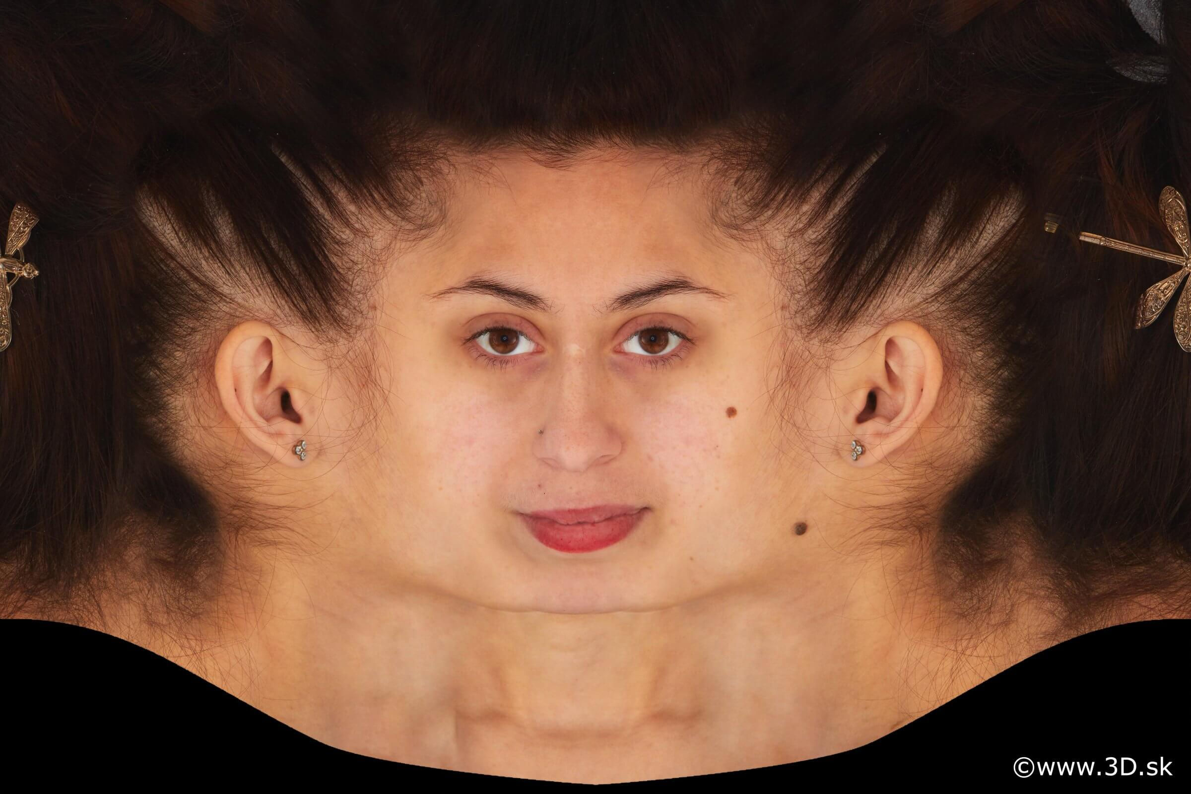 Wallpaper #6FMrNZMBYjRkjcHs2Ogk34 Female High Res Head Texture 021 by 3D Sk