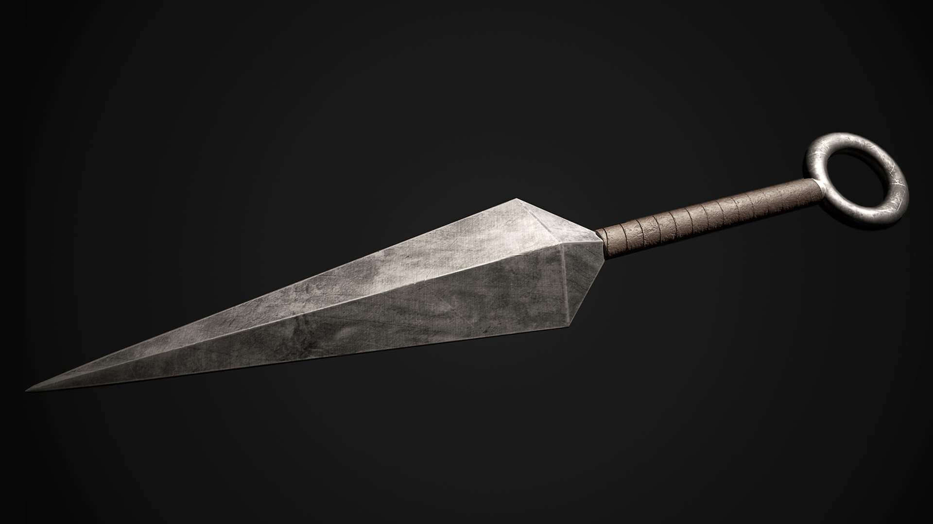 Wallpaper #c2eR6pIBSpphPi3-Z0eg443 Kunai 3D Model by Lospri