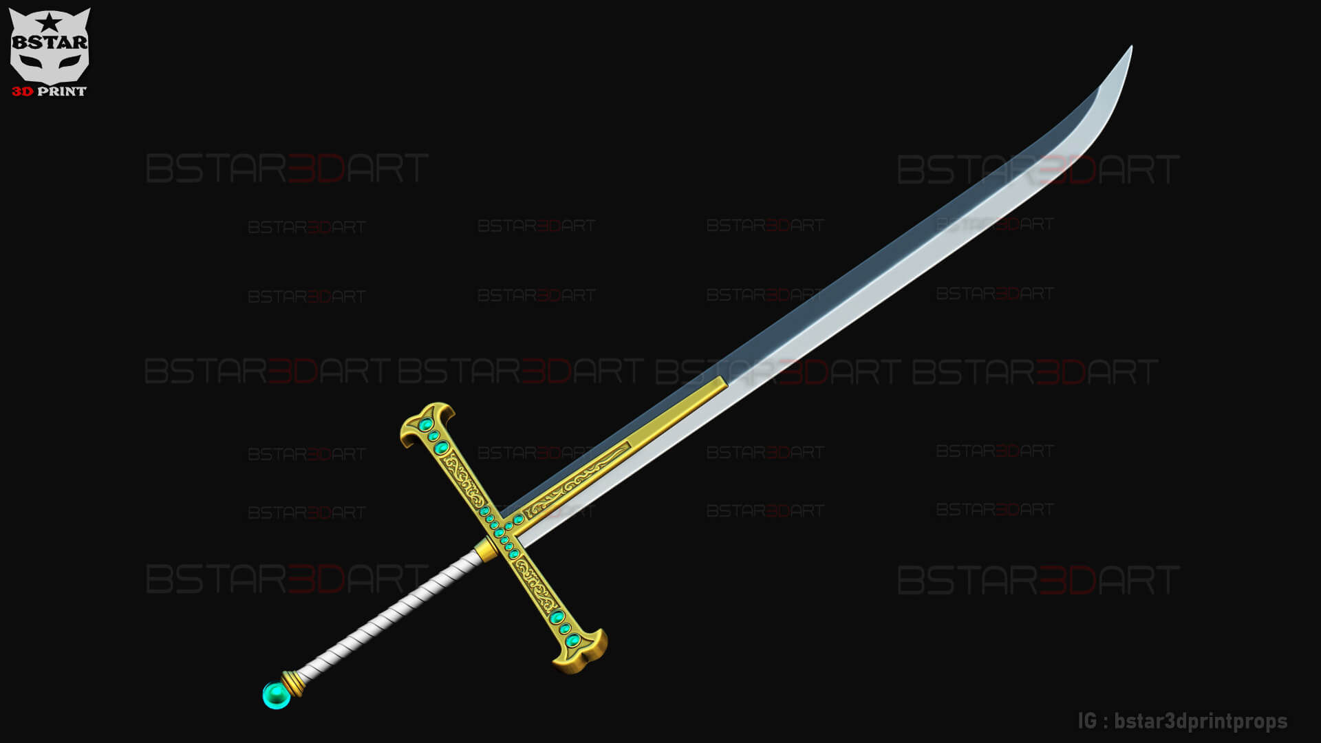 Wallpaper #2W0Ta5cBycdYOYFT2XEb29 Yoru Sword Mihawk Weapon High Quality One Piece La 3D Model by