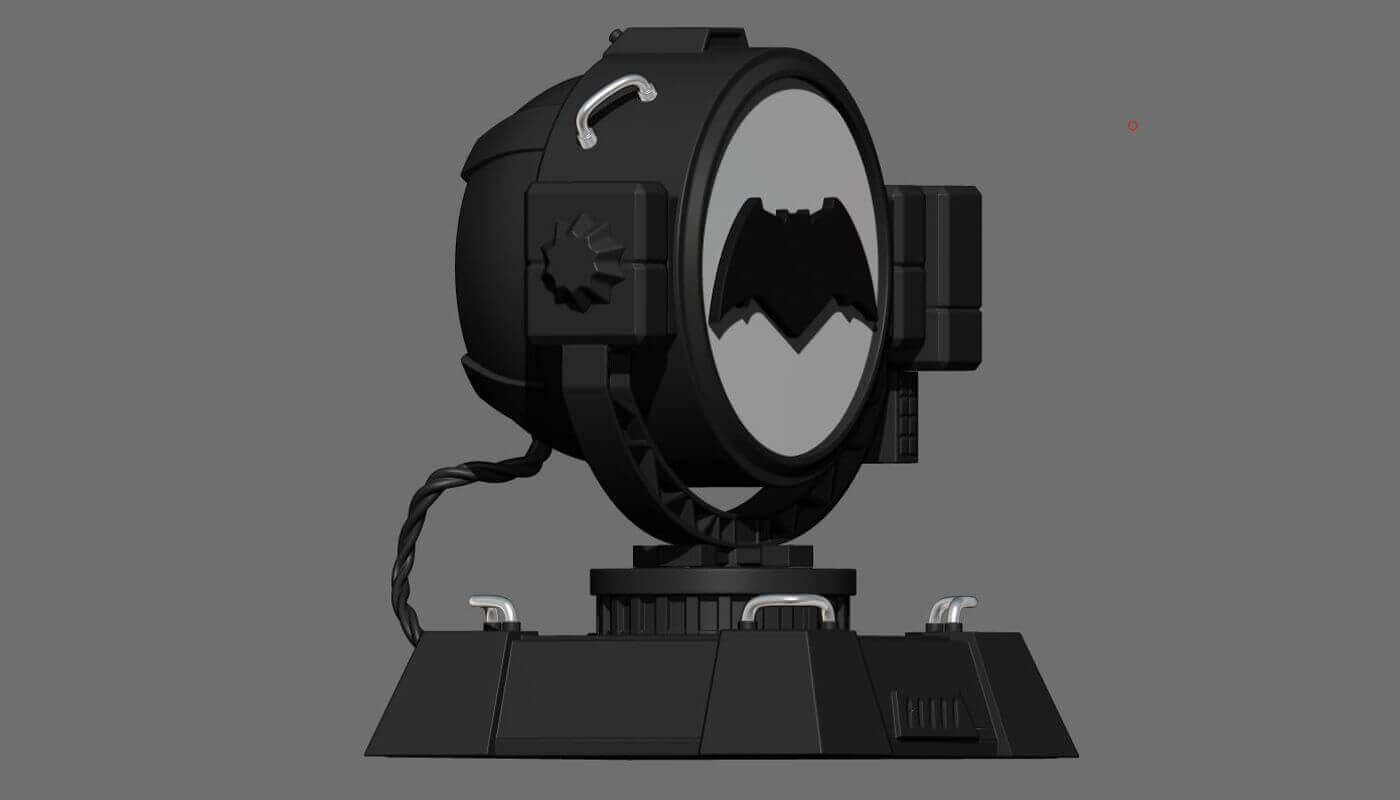 Wallpaper #wWh_I5MBSpphPi3-JTVO264 Batman Superman Justice League Signal Light 3D Print Model by