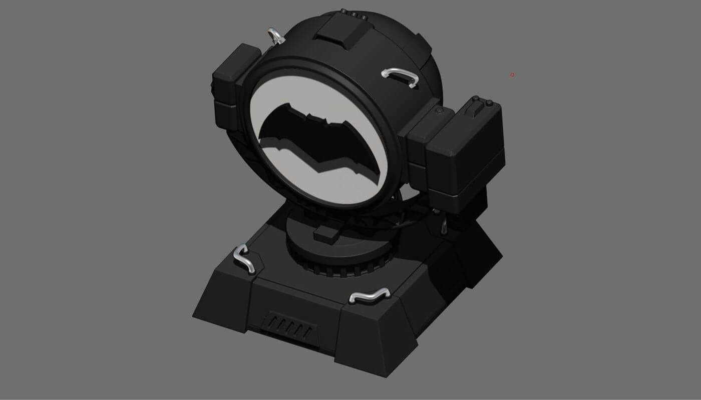 Wallpaper #wWh_I5MBSpphPi3-JTVO305 Batman Superman Justice League Signal Light 3D Print Model by