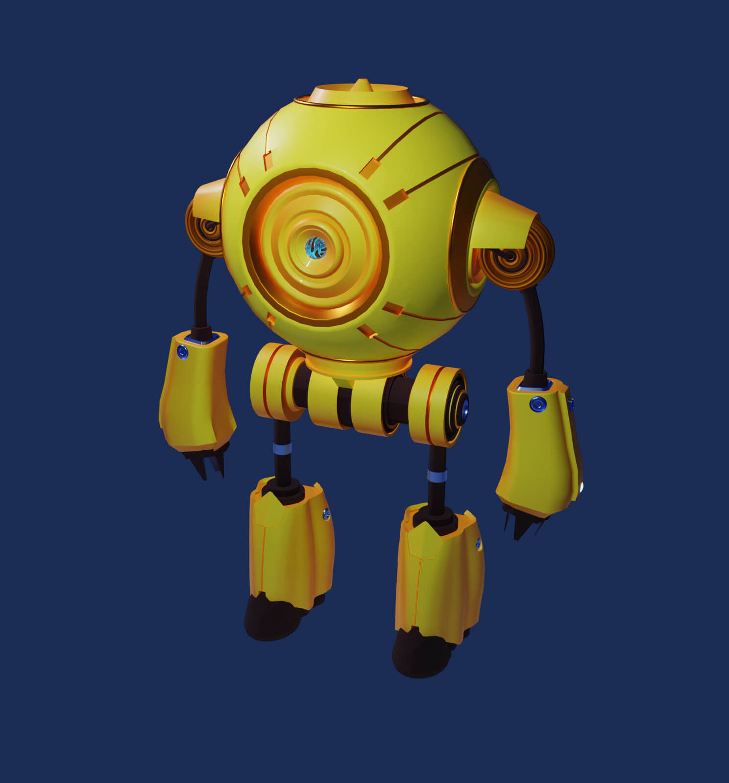 Wallpaper #32cE-5IBSpphPi3-g5LU238 Scifi Robot 3D Model by Killerbot