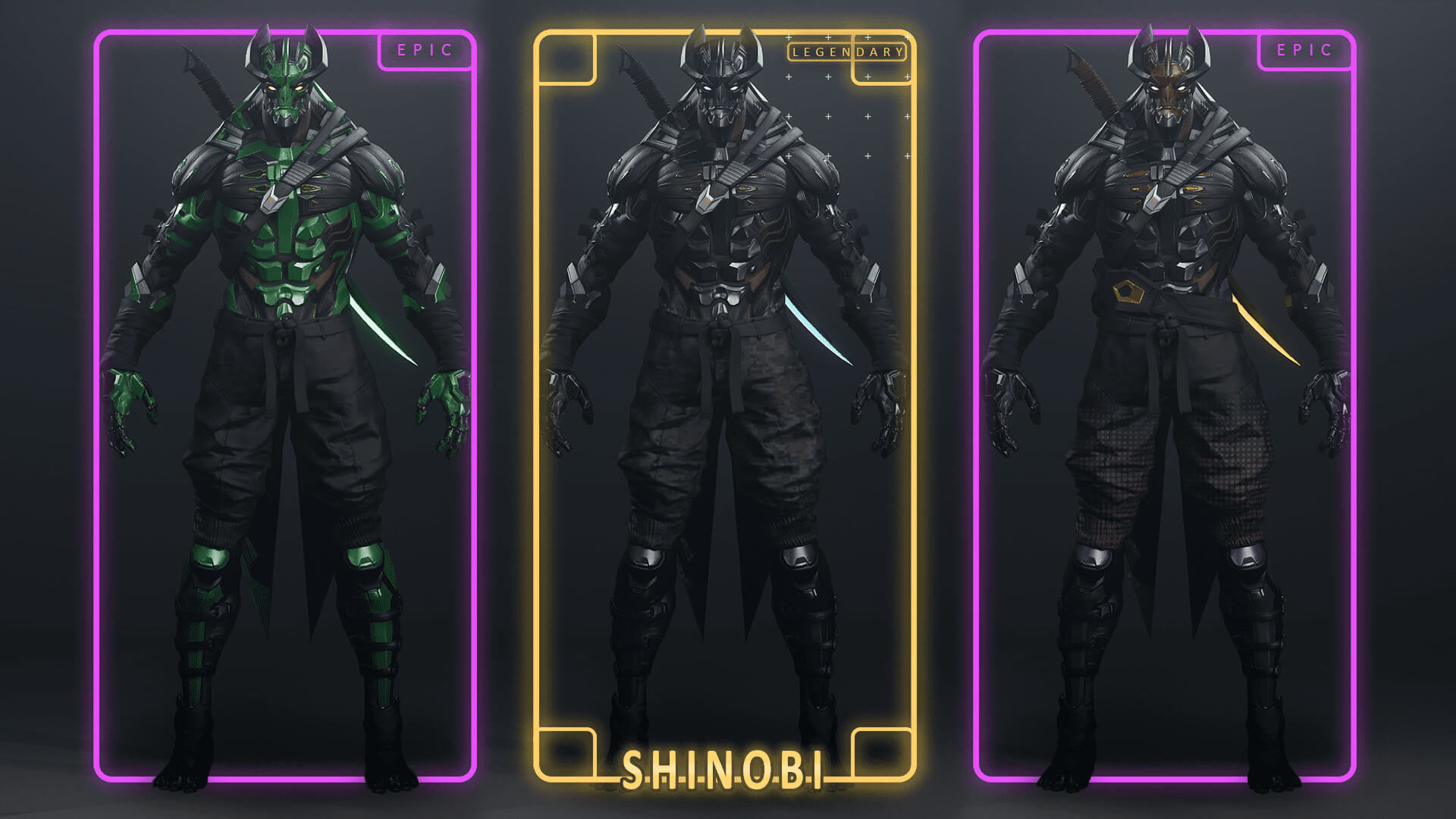 Wallpaper #om3IZ5cBycdYOYFTiW_130 Robot Cyber Ninja 3D Model by Klerrykot