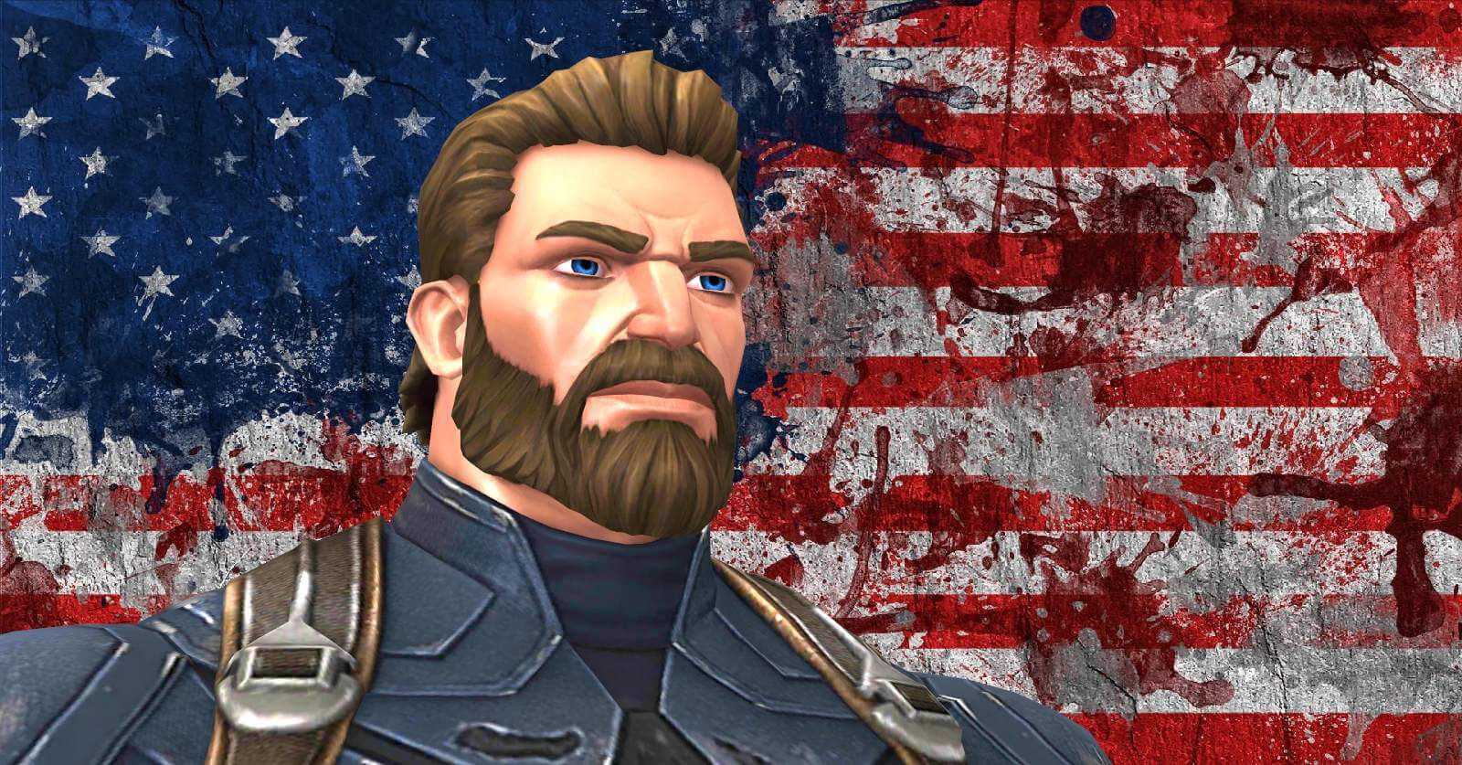 Wallpaper #dX0F8I4Bnwiau_P6hgXu23 Captain America from Infinity War 3D Model by Lykomodels