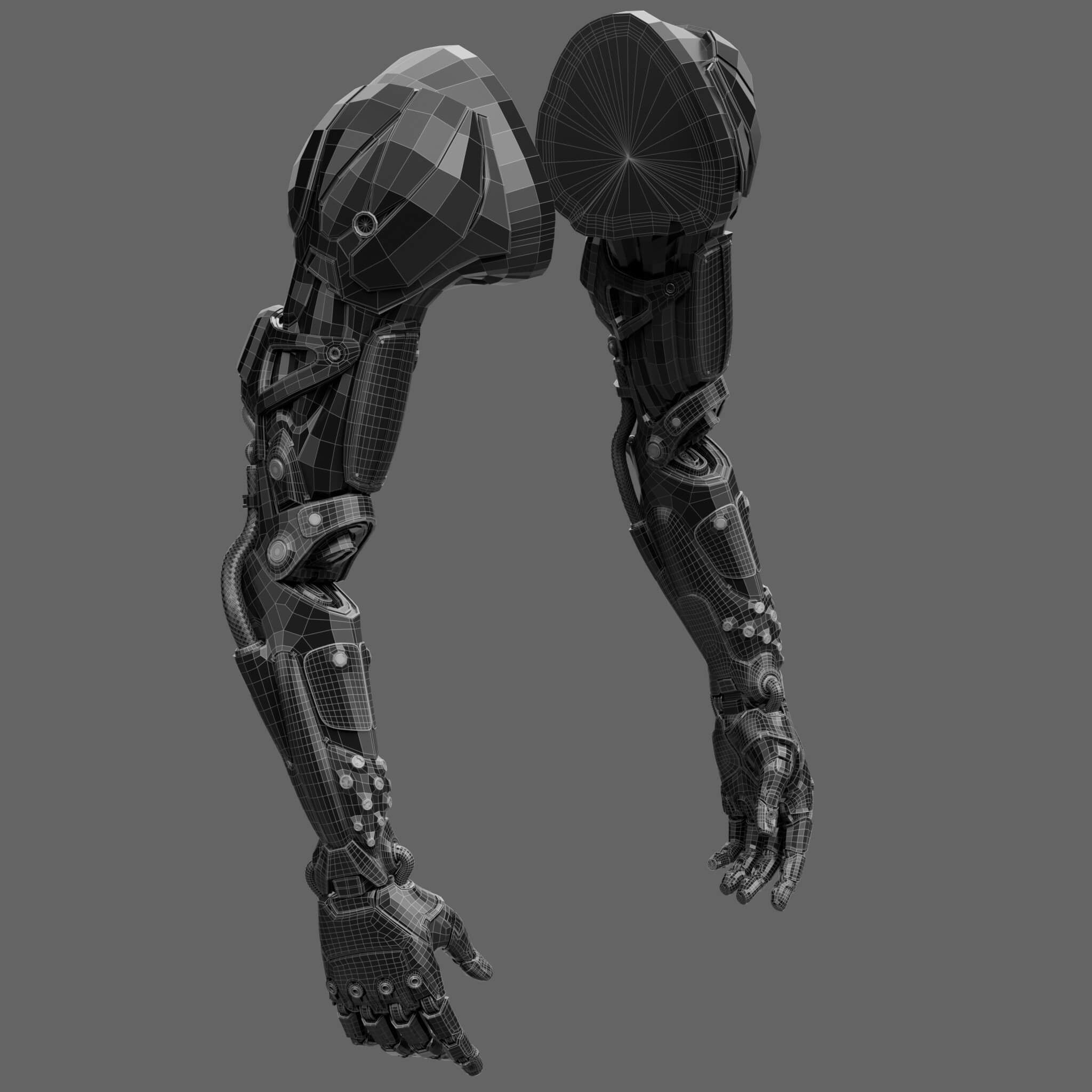Wallpaper #yCymSZMB0E1QgA7wRfMq116 Cyberpunk Arm Augment 3D Model by Samsimsom