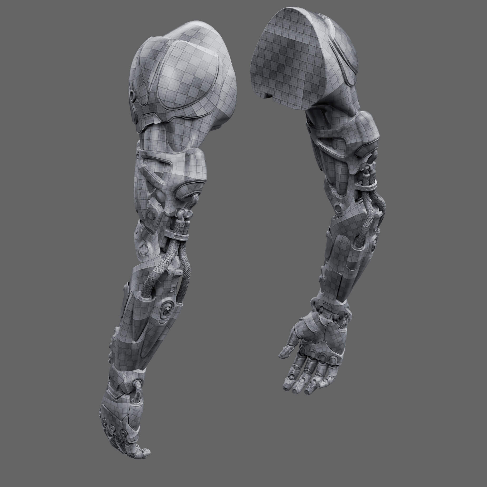 Wallpaper #yCymSZMB0E1QgA7wRfMq19 Cyberpunk Arm Augment 3D Model by Samsimsom