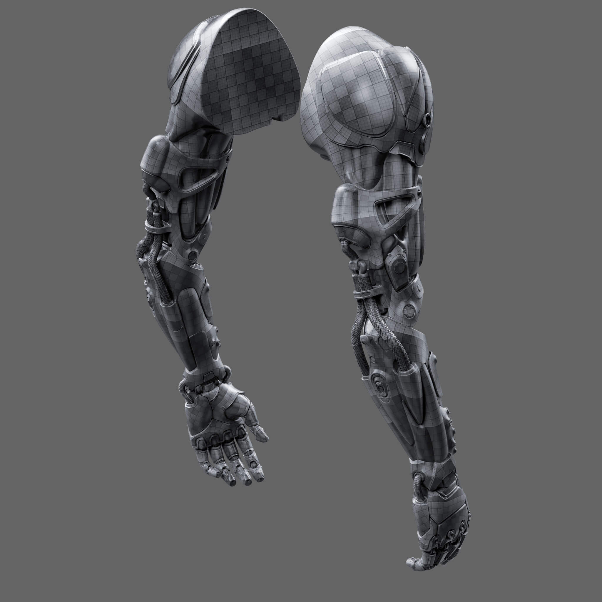 Wallpaper #yCymSZMB0E1QgA7wRfMq21 Cyberpunk Arm Augment 3D Model by Samsimsom