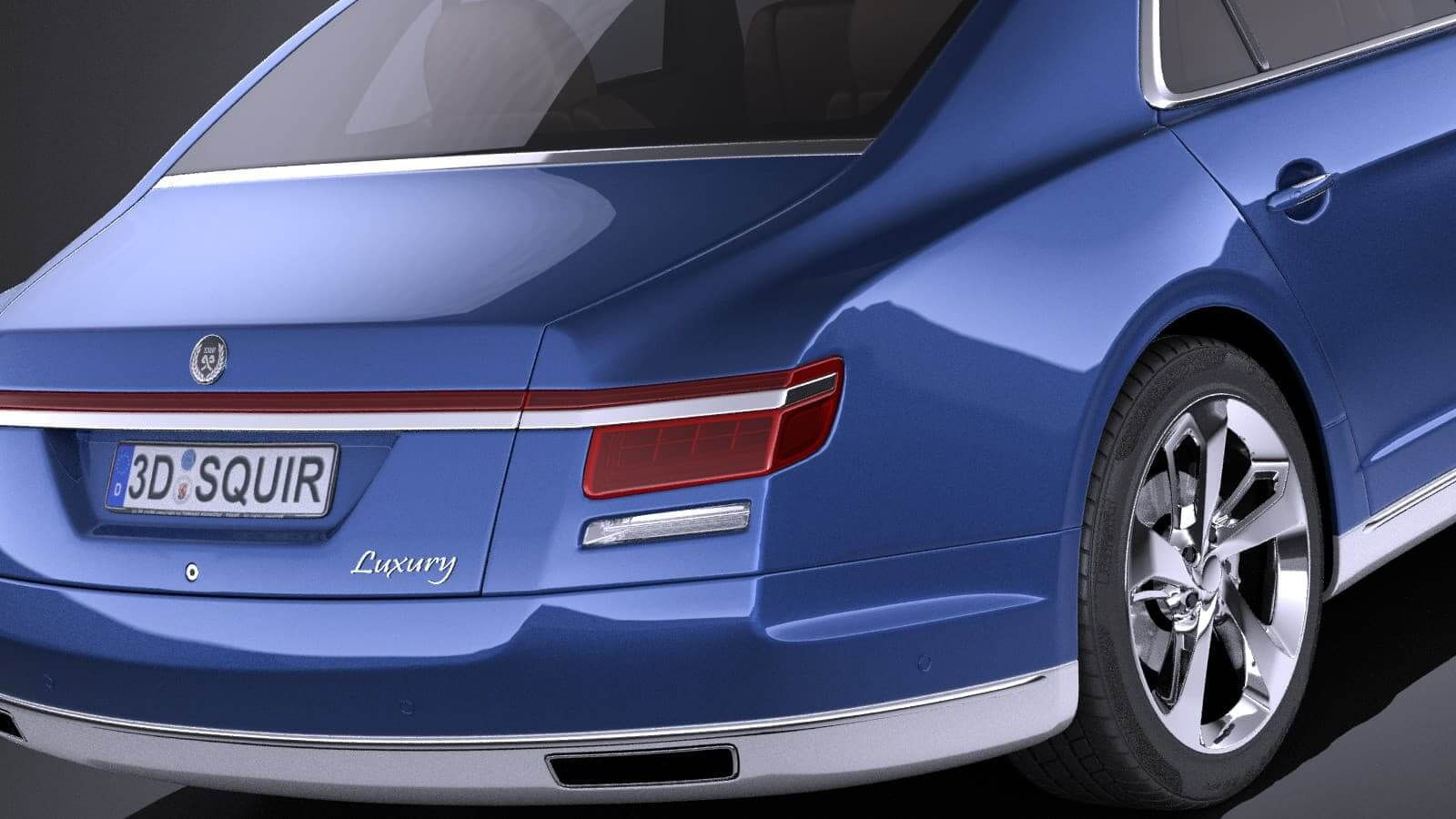 Wallpaper #B2gyGJMBSpphPi3--RJS291 Generic Luxury Saloon 2016 V Ray 3D Model by Squir