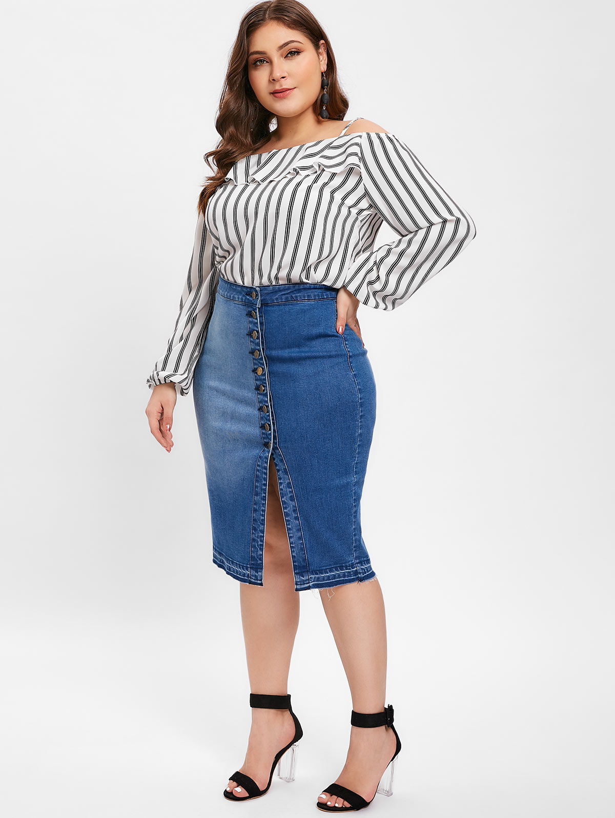 Wallpaper #1DADC Missguided Blue Authentic Vintage Superstretch Denim Mini Skirt Lyst