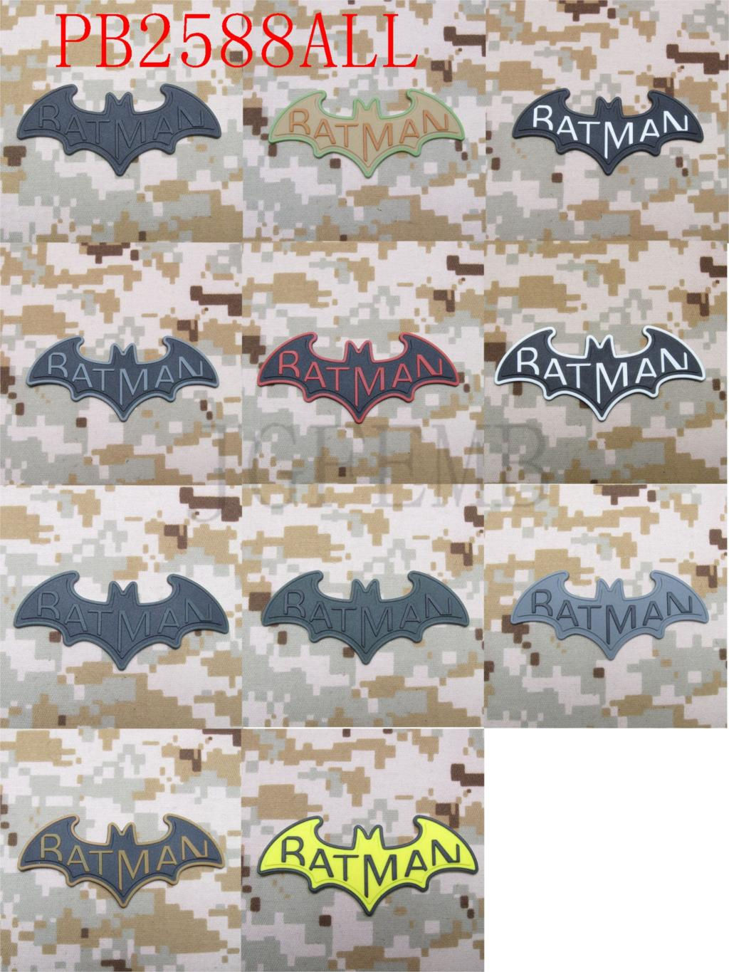 Wallpaper #ye_YTJMBMN-XEVvV8D5f179 New Letter Super Hero Batman Morale 3D Pvc Patch Badgespatch Badge3d