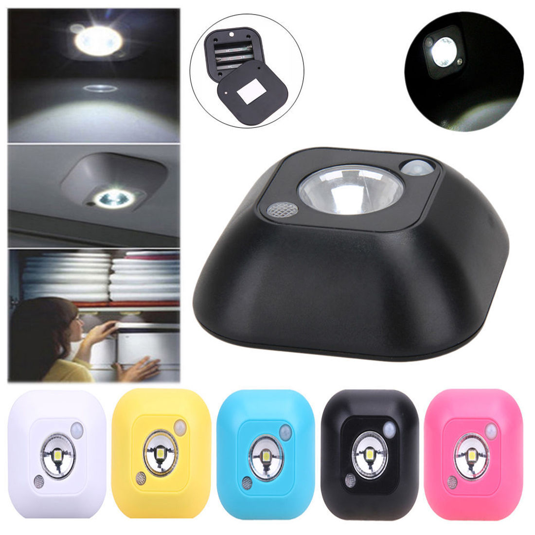 Wallpaper #rWcYBpMBSpphPi3-fr9I52 Mini LED Wireless Night Light Infrared Motion Activated Sensor Lights