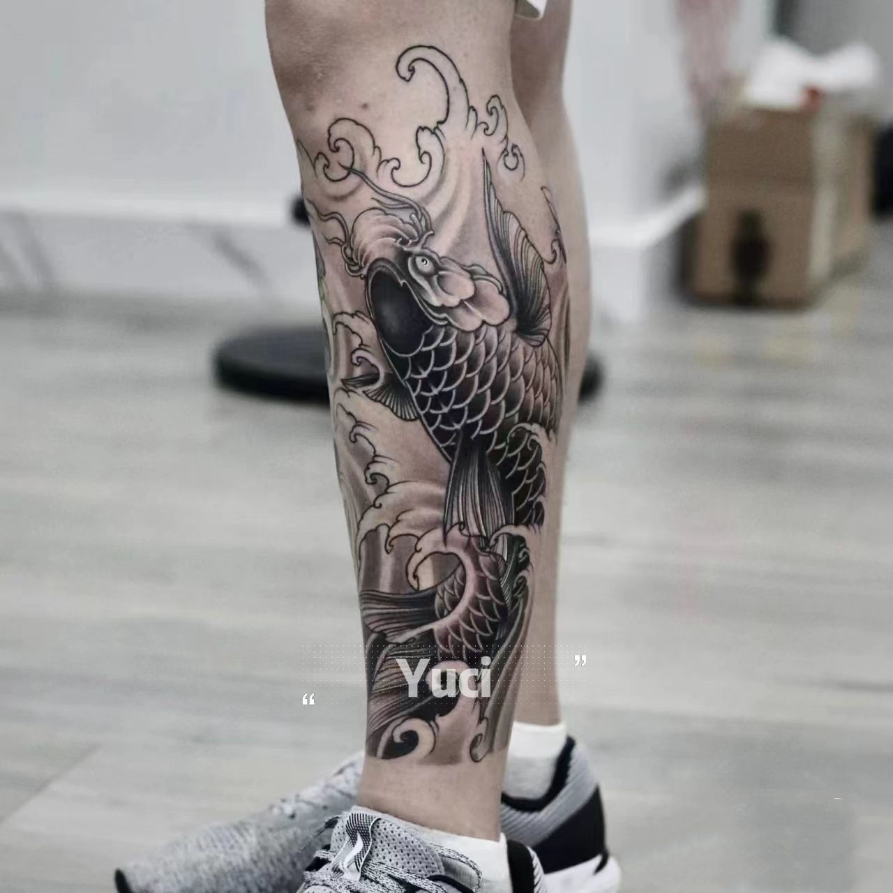 Wallpaper #4177e Half Sleeve Koi Fish Tattoo Chronic Ink