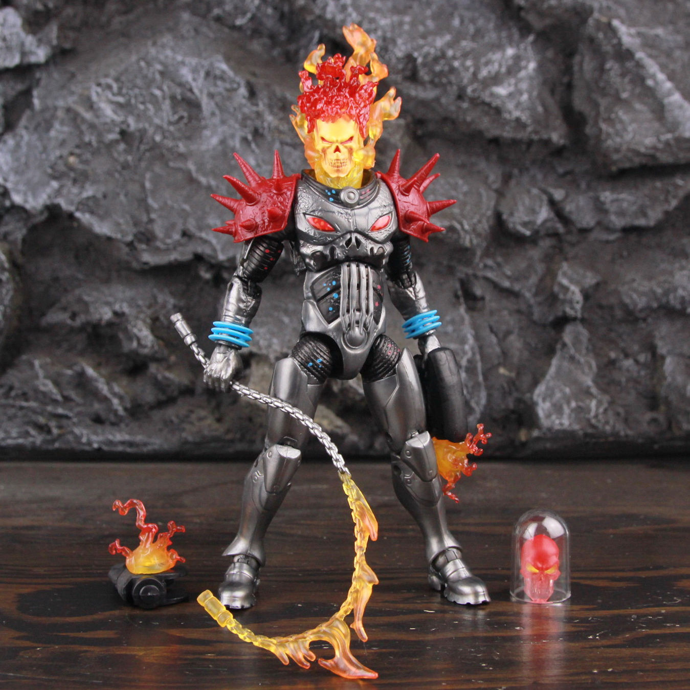 Wallpaper #g_TPOpMBKFX8bn3rq3n_27 Marvel Legends Cosmic Ghost Rider 6 Action Figure Fire Whip Without