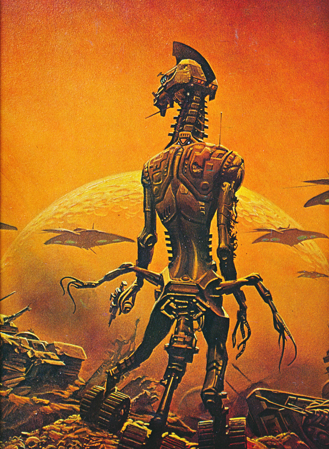 Wallpaper #bmcL-pIBSpphPi3-1o8F15 Robot Monster Sci Fi Science Fiction Retro Vintage Kraft Poster