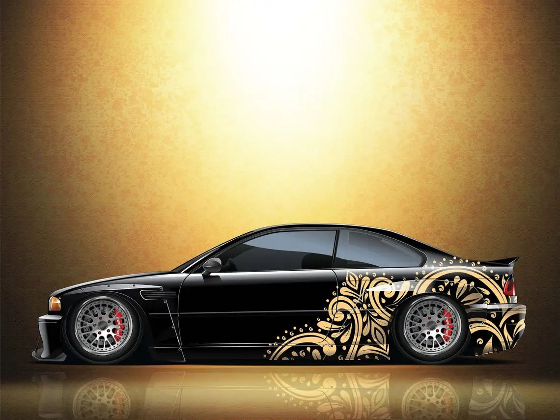 Wallpaper #aTUZlZcBk_lpvpalY5gn174 Custom Tatau Wrap Design Pattern Wrap Design Art Universal Fit Car Wrap