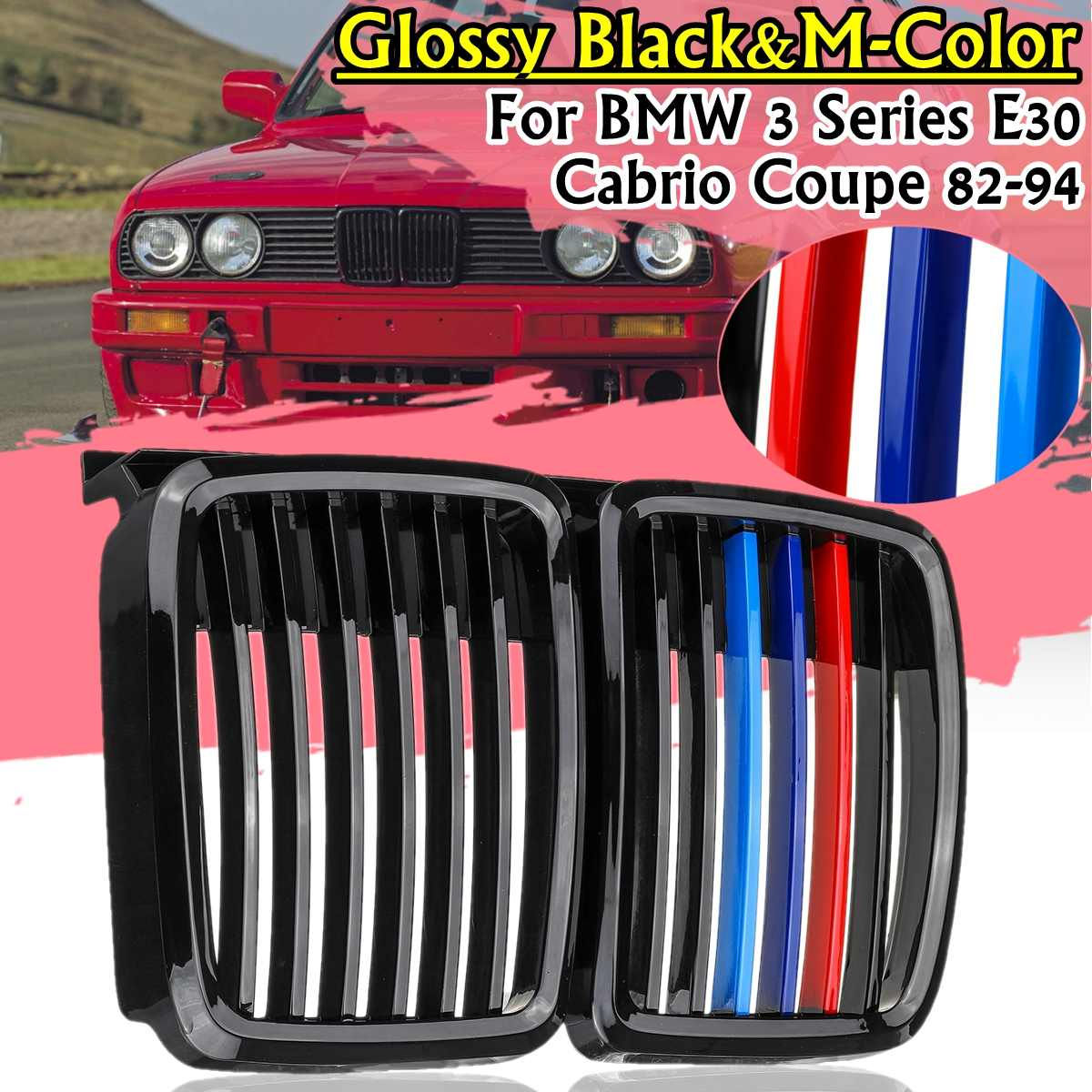Wallpaper #9QPSZZMBpyOg8YnEWtm7259 1 Pair Black M Color Leftright Car Front Bumper Kidney Grilles for BMW