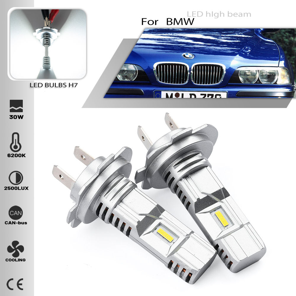 Wallpaper #Arnv3pIBJvJKYCmEPQho240 2pcs H7 LED Mini Bulbs for BMW E39 1996 2003 Car Headlights High Low