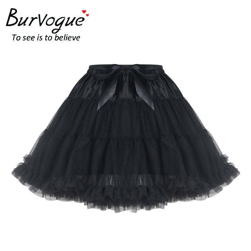 Wallpaper #_bmH3pIBJvJKYCmESQX0288 Burvogue Mini Steampunk Skirts for Women Elegant Tulle Skirt Summer