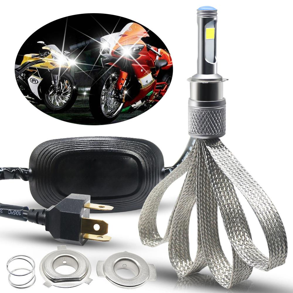 Wallpaper #_bkg35IBJvJKYCmE2wi437 H4 LED Motorcycle Headlight Bulb Motorcycle Light 28w Cob Chip LED
