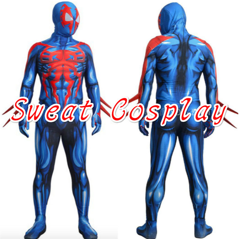 Wallpaper #4rhj2JIBJvJKYCmESucU192 High Quality New Arrive 2099 Spiderman Costume with 3D Printed Muscle