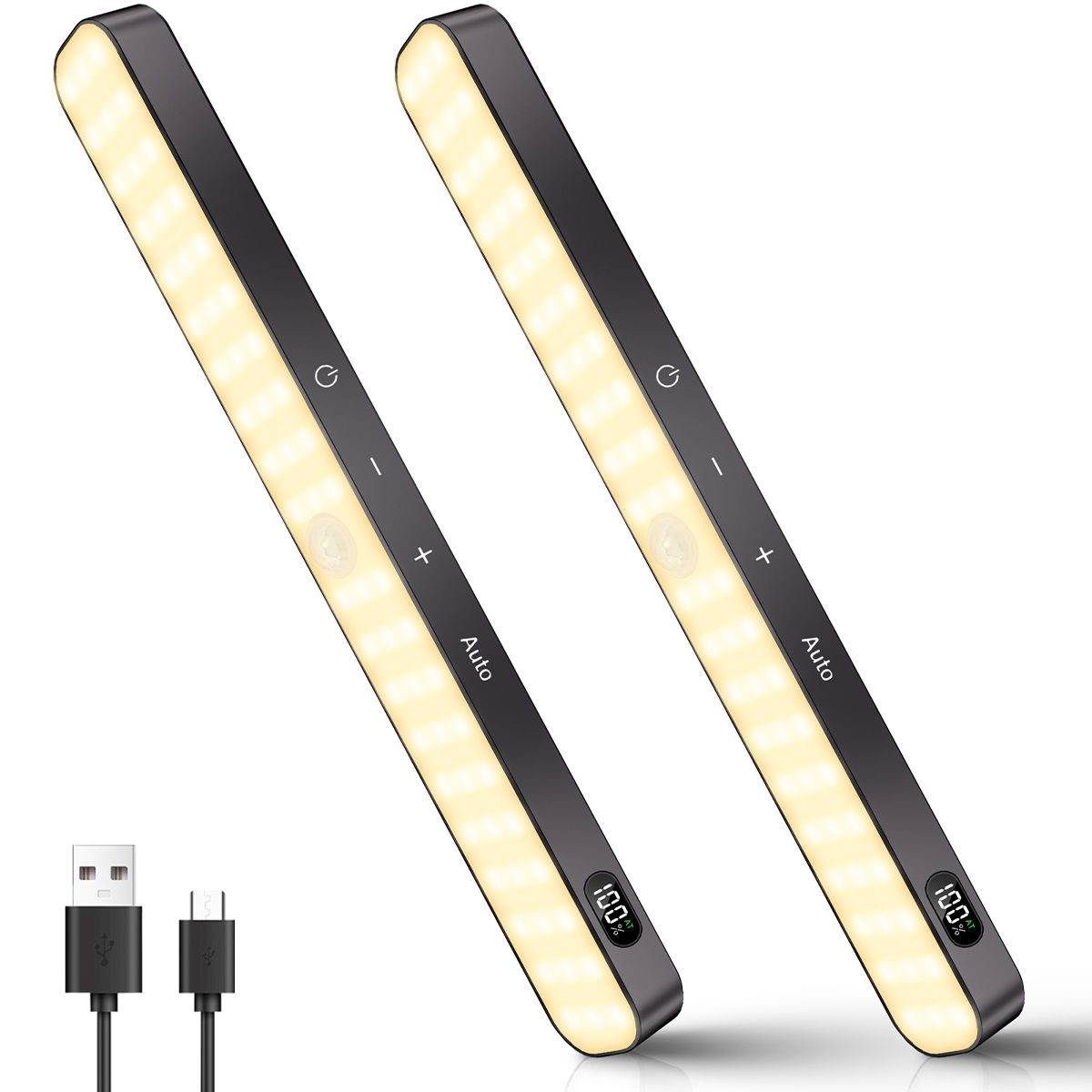 Wallpaper #rWcYBpMBSpphPi3-fr9I337 Willed Motion Sensor Cabinet Warm Light Battery Display 60 LED Touch