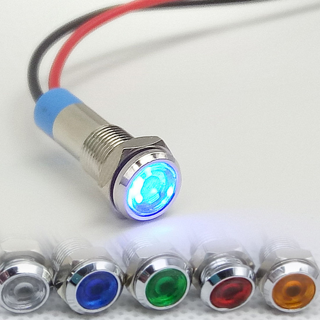 Wallpaper #J2chC5MBSpphPi3-VNjy195 Waterproof LED 6mm Metal Indicator Light Signal Lamp 6v 12v 24v 220v