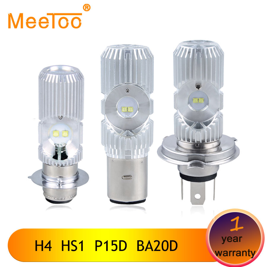 Wallpaper #_bkg35IBJvJKYCmE2wi4252 Meetoo H4 LED Motorcycle Headlight Bulbs LED Hs1 Ba20d P15d Hilo Beam