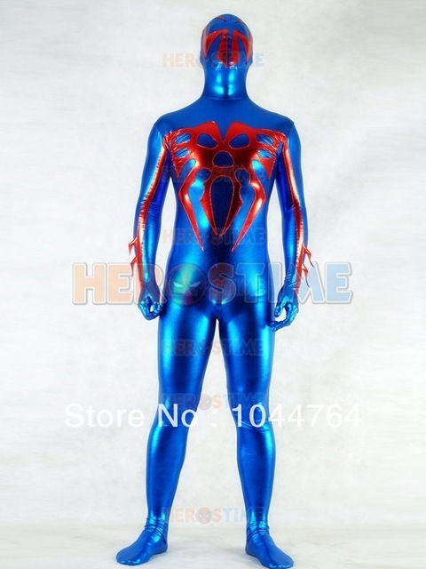 Wallpaper #4rhj2JIBJvJKYCmESucU358 Spider Man 2099 Costume Shiny Metallic Superhero Spiderman Cosplay