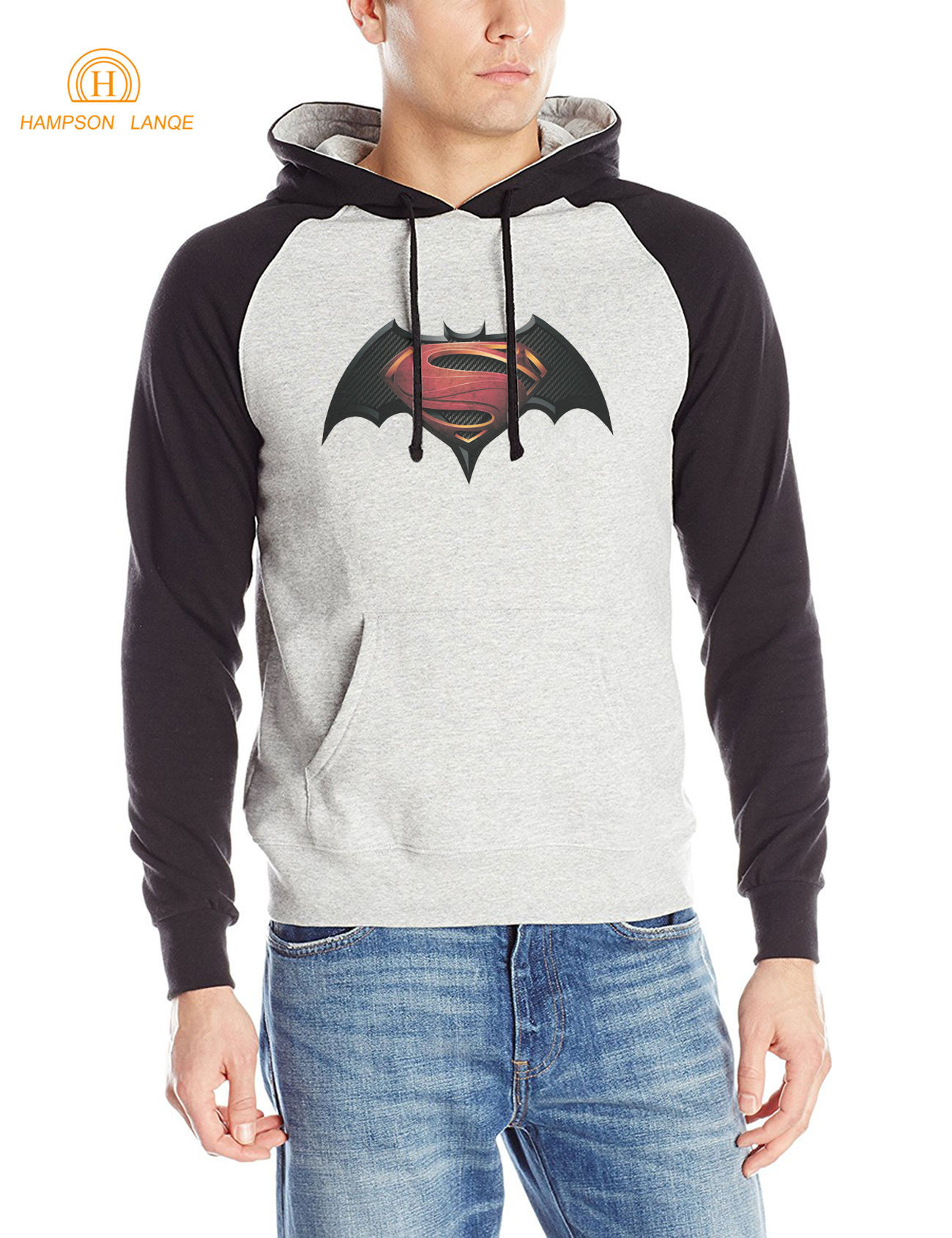 Wallpaper #_blT3pIBJvJKYCmEbwRK69 Super Hero Hipster Batman Hoodies Men 2019 Autumn Winter Fleece Loose