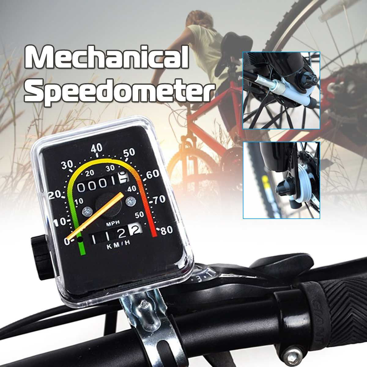 Wallpaper #zHdvJ5MB-pgBXx60VqUF66 Waterproof Bicycle Speedometer Classical Mechanical Road Mountain Bike